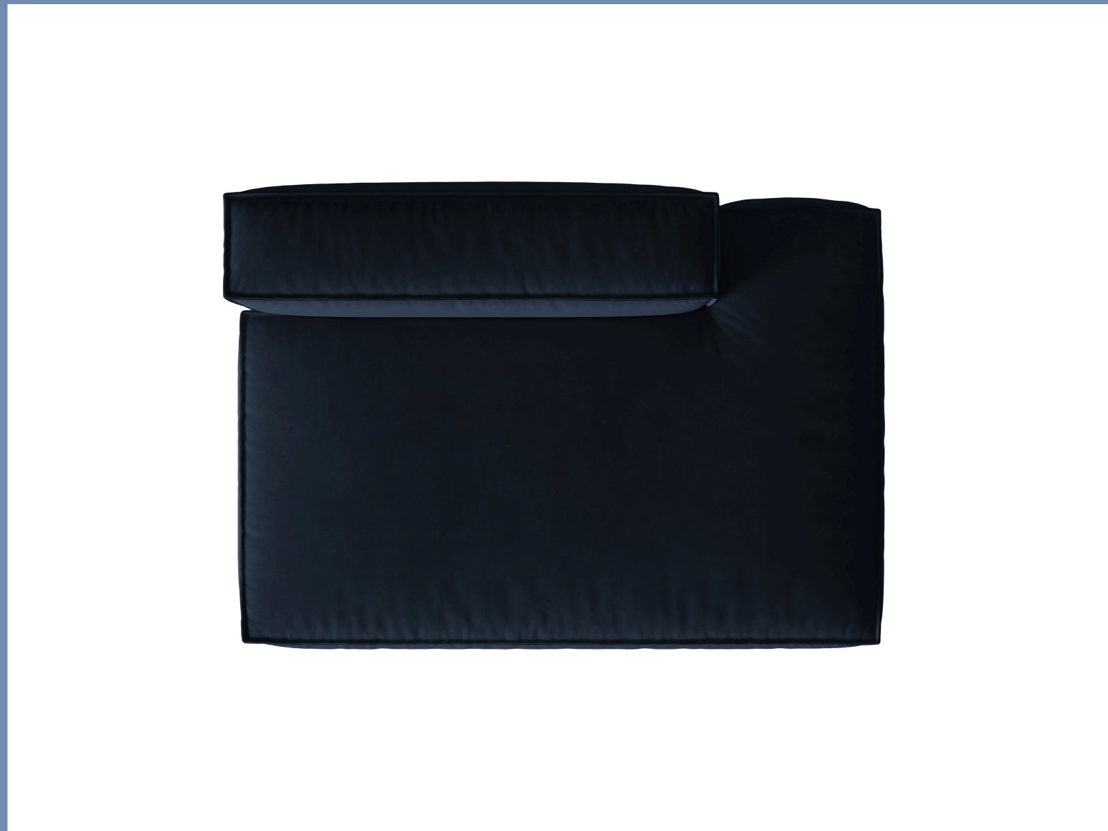 Stilvolles Nuria Velour Modular Sofa in edlem Blau, perfekt für moderne Wohnzimmer und gemütliche Zusammenkünfte.