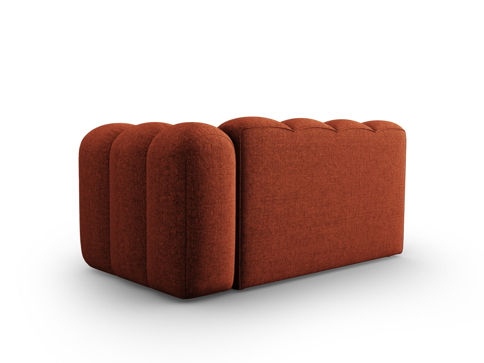 Lupine Modular Sofa rechts 2 Sitzer in Terracotta präsentiert im Onlineshop von KAQTU Design AG. Modulares Sofa ist von Micadoni
