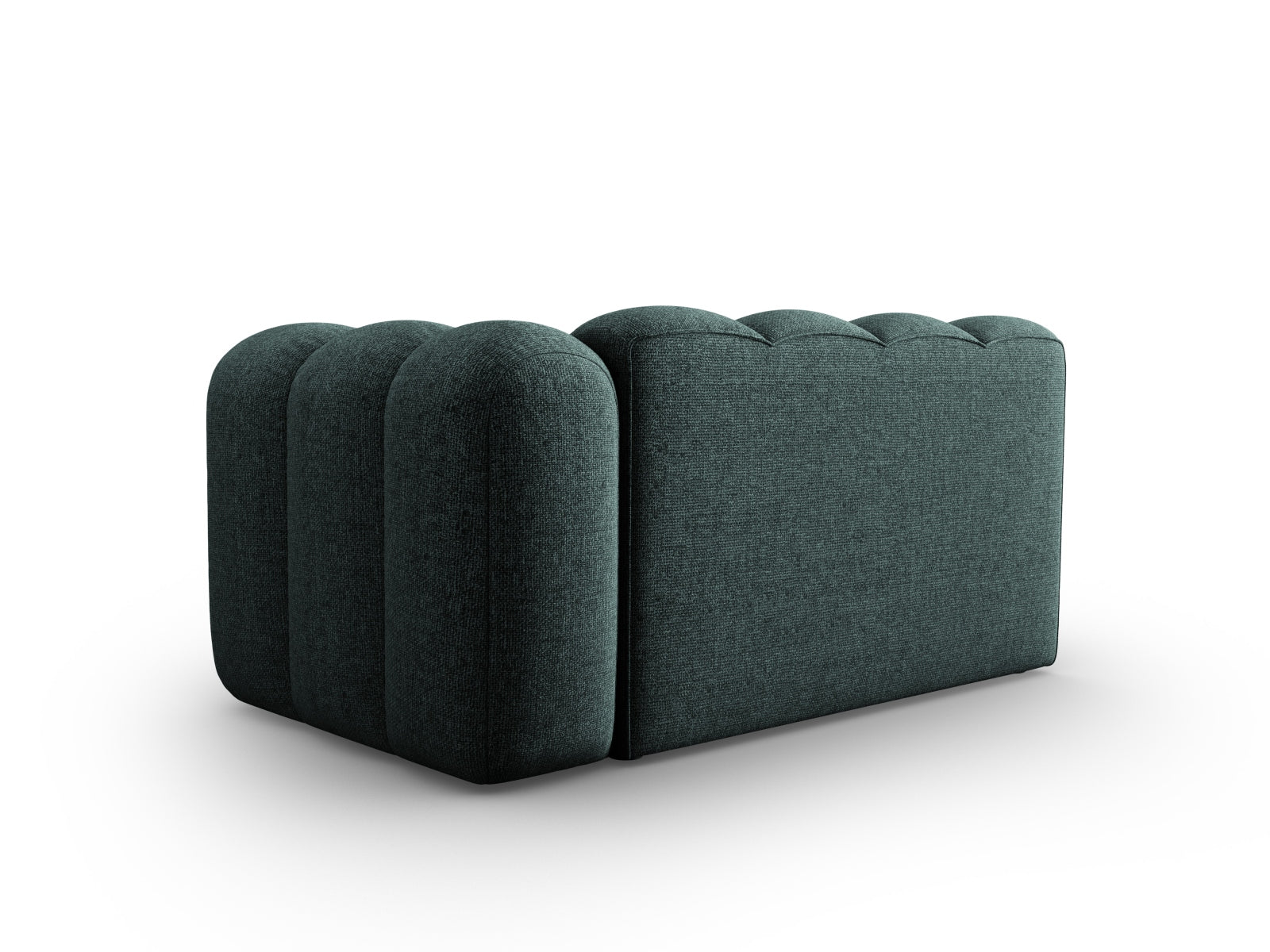 Lupine Modular Sofa rechts 2 Sitzer in Petrol präsentiert im Onlineshop von KAQTU Design AG. Modulares Sofa ist von Micadoni
