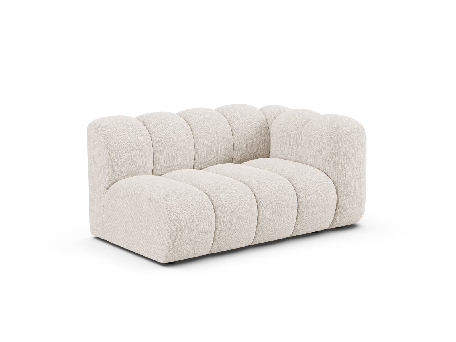 Lupine Modular Sofa rechts 2 Sitzer in Light Beige präsentiert im Onlineshop von KAQTU Design AG. Modulares Sofa ist von Micadoni