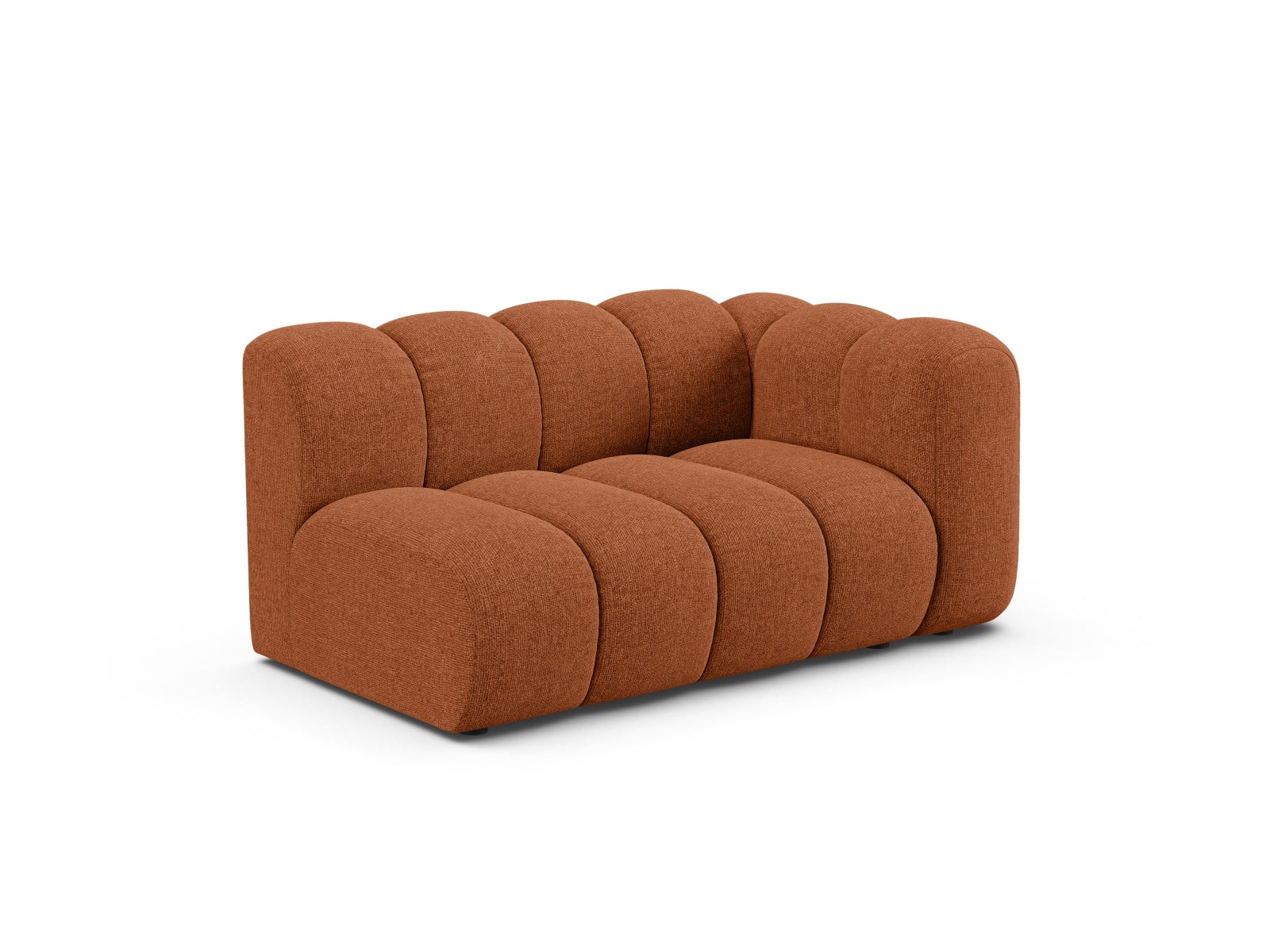 Lupine Modular Sofa rechts 2 Sitzer in Brick präsentiert im Onlineshop von KAQTU Design AG. Modulares Sofa ist von Micadoni