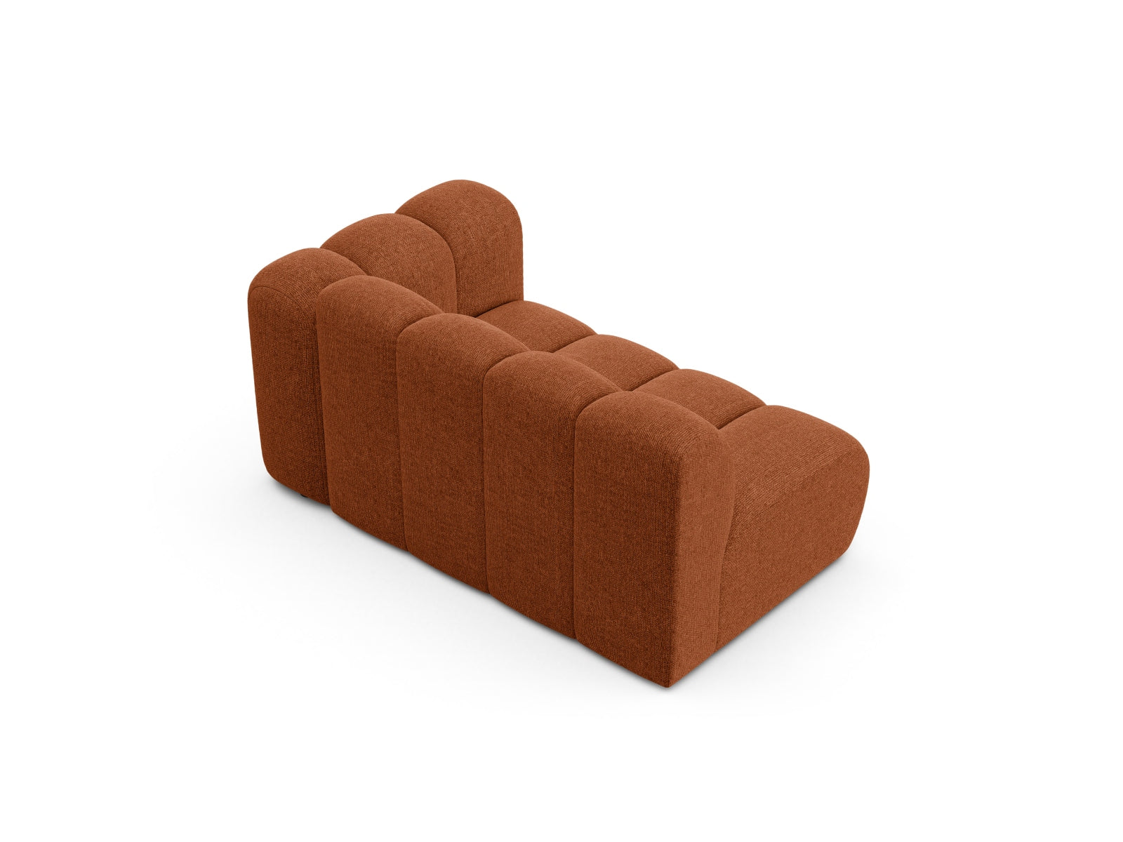 Lupine Modular Sofa rechts 2 Sitzer in Brick präsentiert im Onlineshop von KAQTU Design AG. Modulares Sofa ist von Micadoni