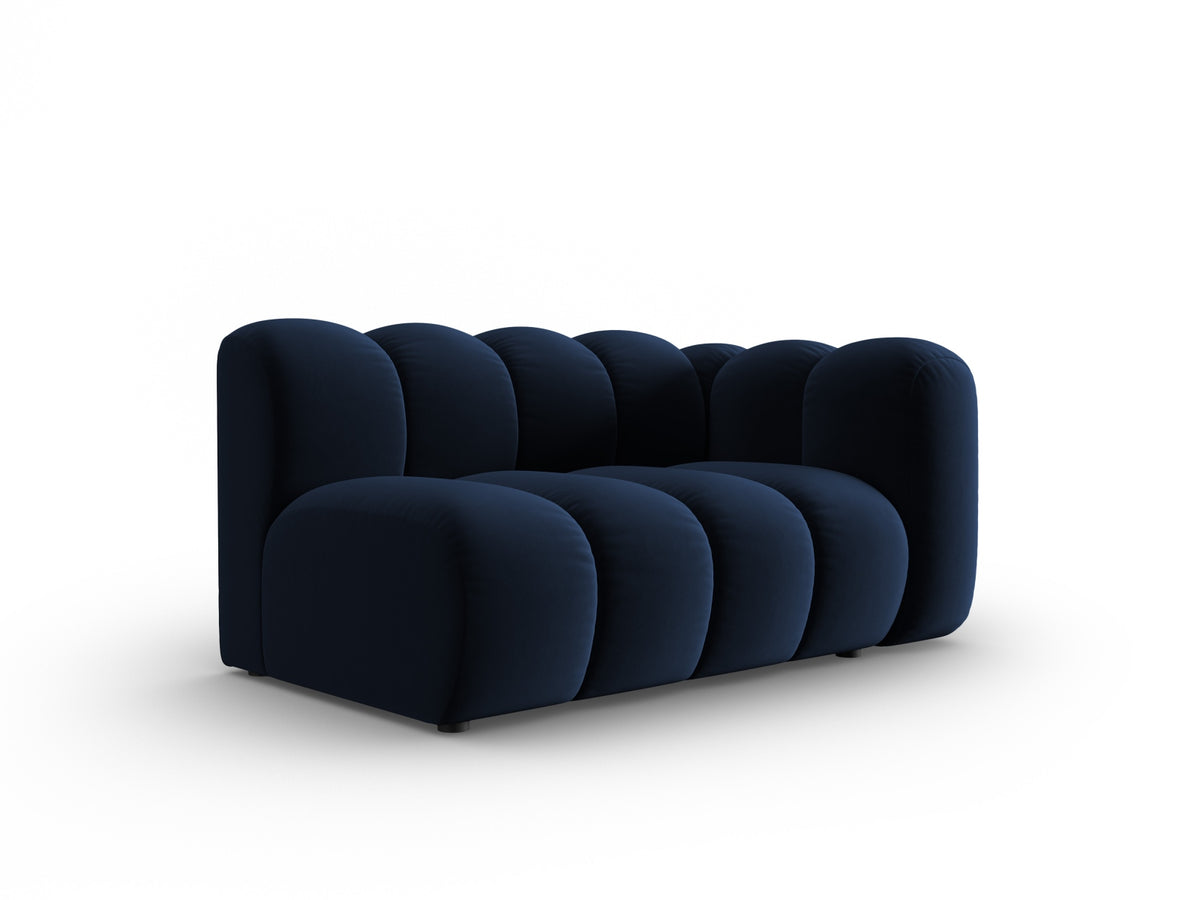 Lupine Velour Modular Sofa rechts 2 Sitzer in Royal Blue-Salvador präsentiert im Onlineshop von KAQTU Design AG. Modulares Sofa ist von Micadoni