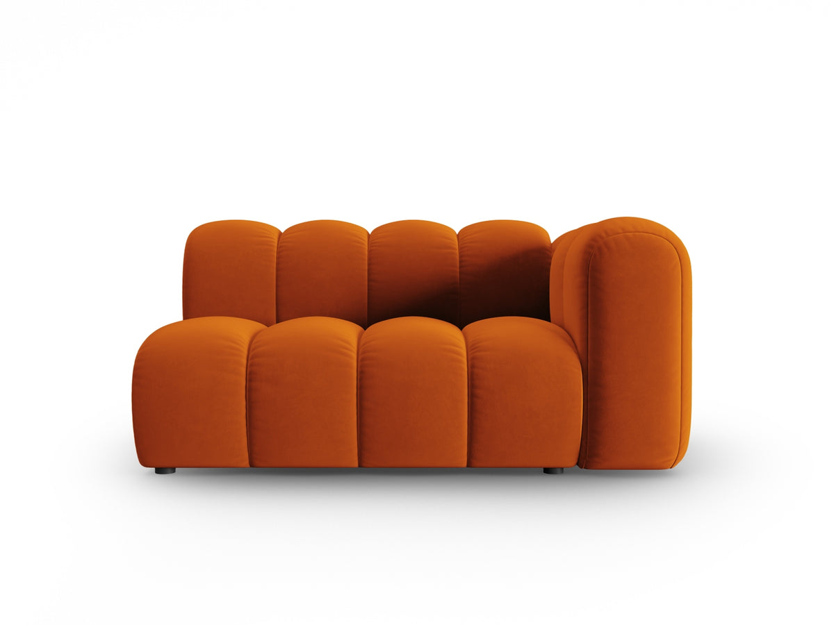 Lupine Velour Modular Sofa rechts 2 Sitzer in Terracotta-Salvador präsentiert im Onlineshop von KAQTU Design AG. Modulares Sofa ist von Micadoni