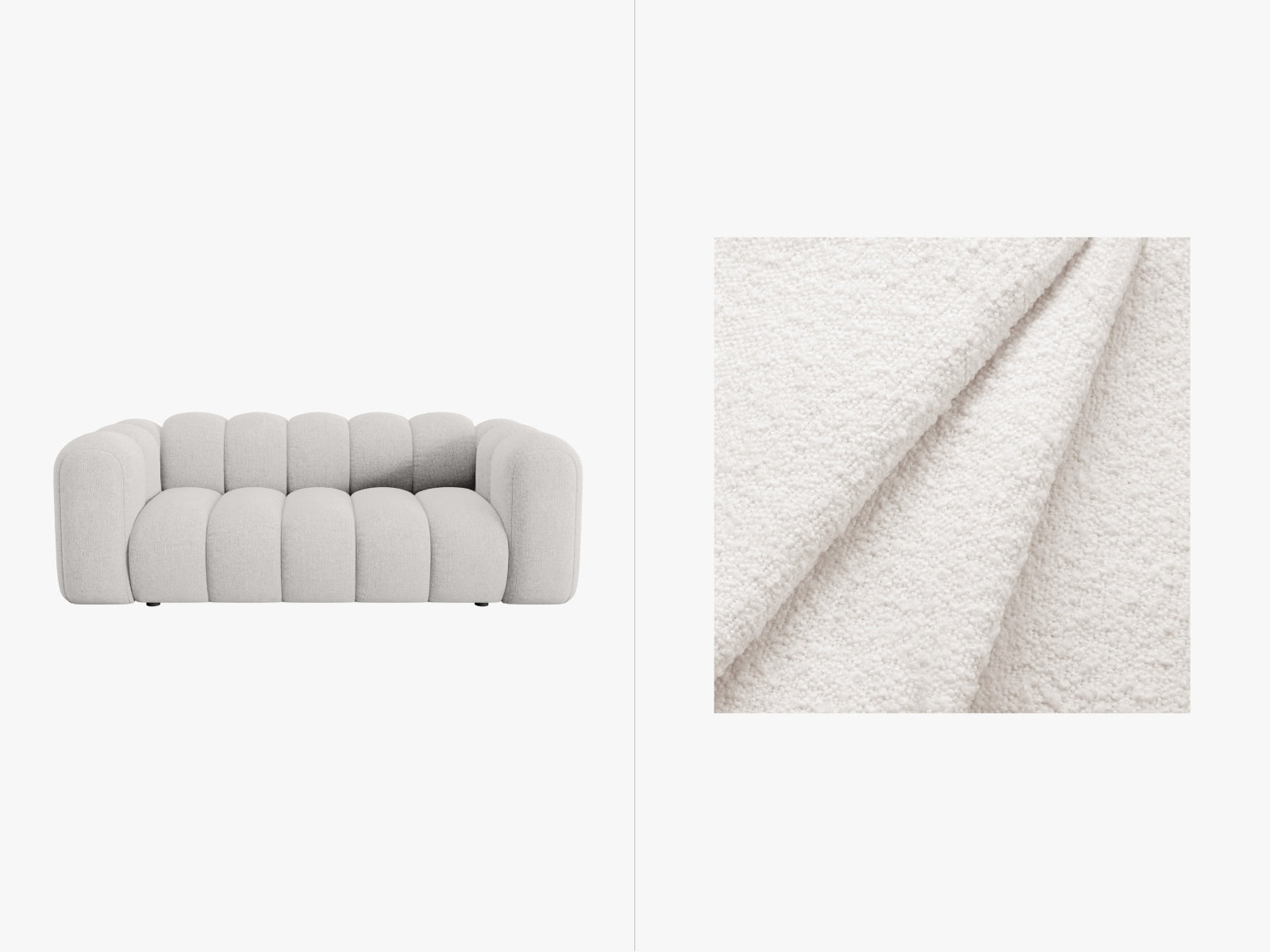 Lupine Sofa 2 Sitzer in White-Baloo präsentiert im Onlineshop von KAQTU Design AG. 2er Sofa ist von Micadoni