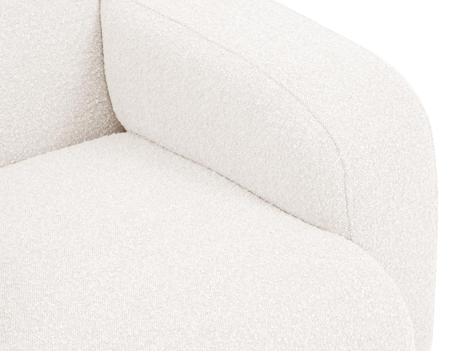 Elegantes 2-Sitzer Sofa Molino Boucle in sanftem Beige, ideal für moderne Wohnräume und gemütliche Stunden. Hochwertige Verarbeitung und zeitloses Design.