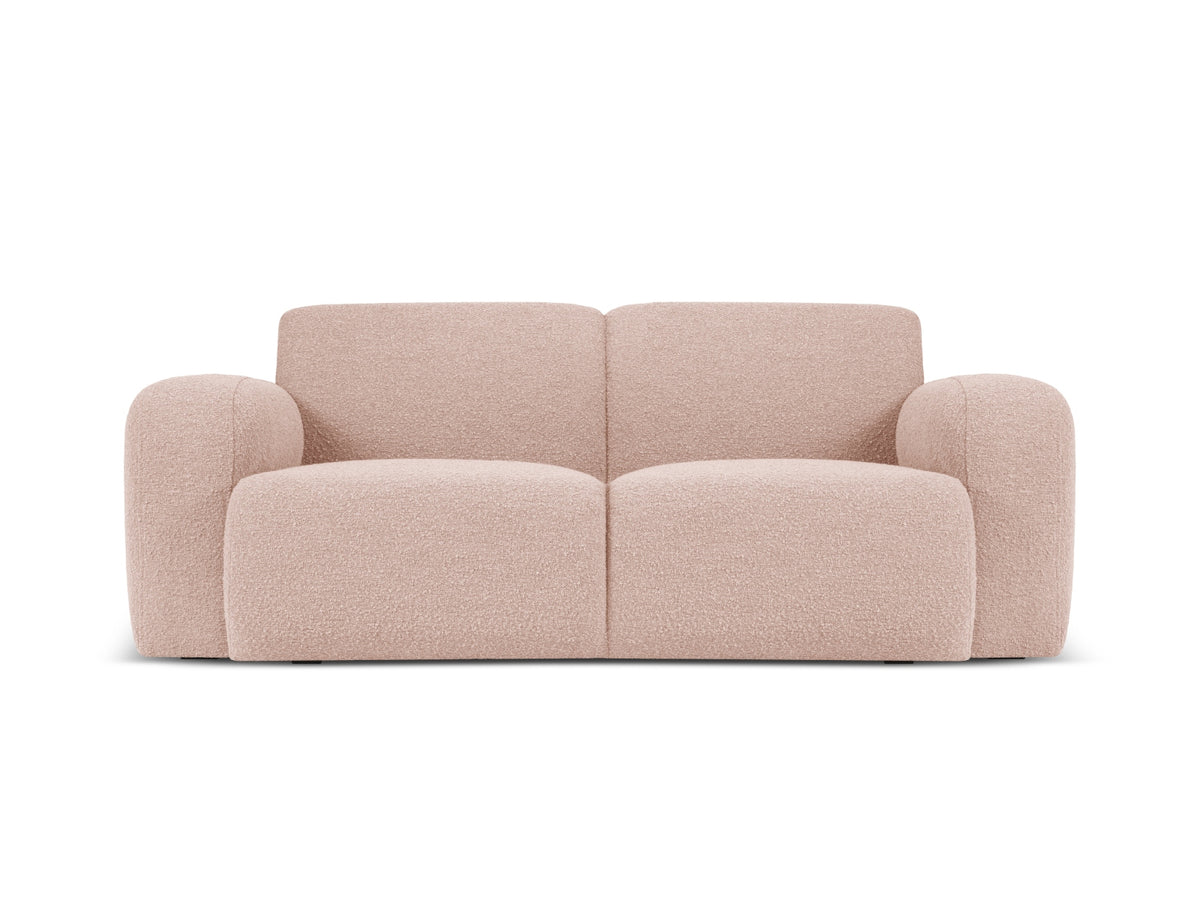 Molino Boucle Sofa 2 Sitzer in Powder Pink-Baloo präsentiert im Onlineshop von KAQTU Design AG. 3er Sofa ist von Micadoni