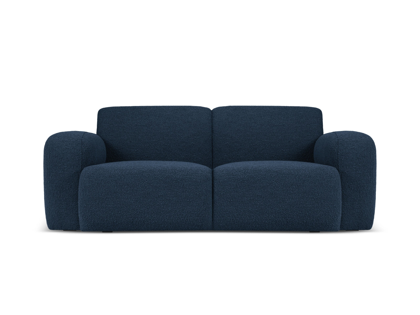 Molino Boucle Sofa 2 Sitzer in Dark Blue-Baloo präsentiert im Onlineshop von KAQTU Design AG. 3er Sofa ist von Micadoni