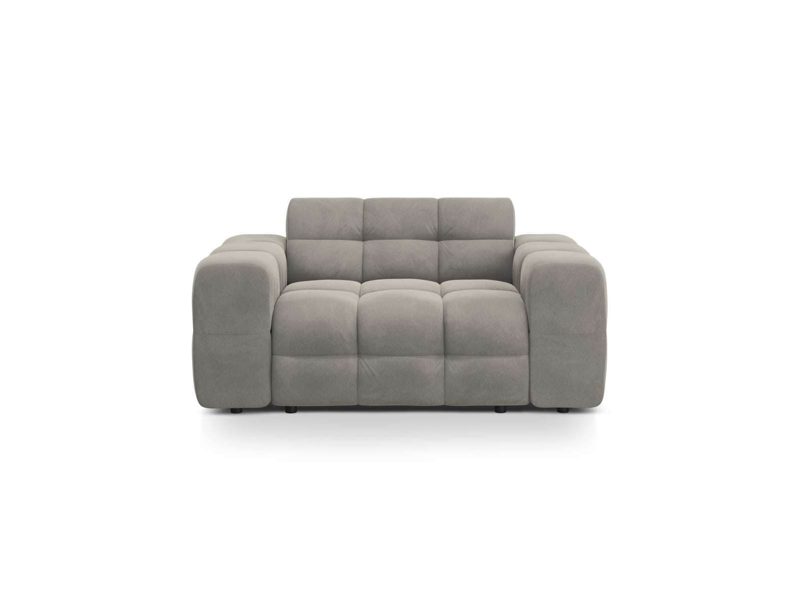 Kendal Velour Sofa 2 Sitzer in Dark Grey präsentiert im Onlineshop von KAQTU Design AG. 2er Sofa ist von Micadoni