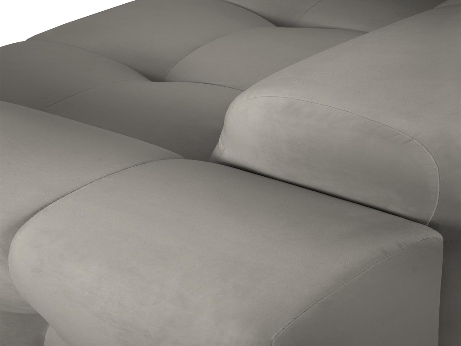 Elegantes Kendal Velour Sofa für zwei, in edlem Dunkelgrau, ideal für gemütliche Abende und stilvolle Einrichtung.