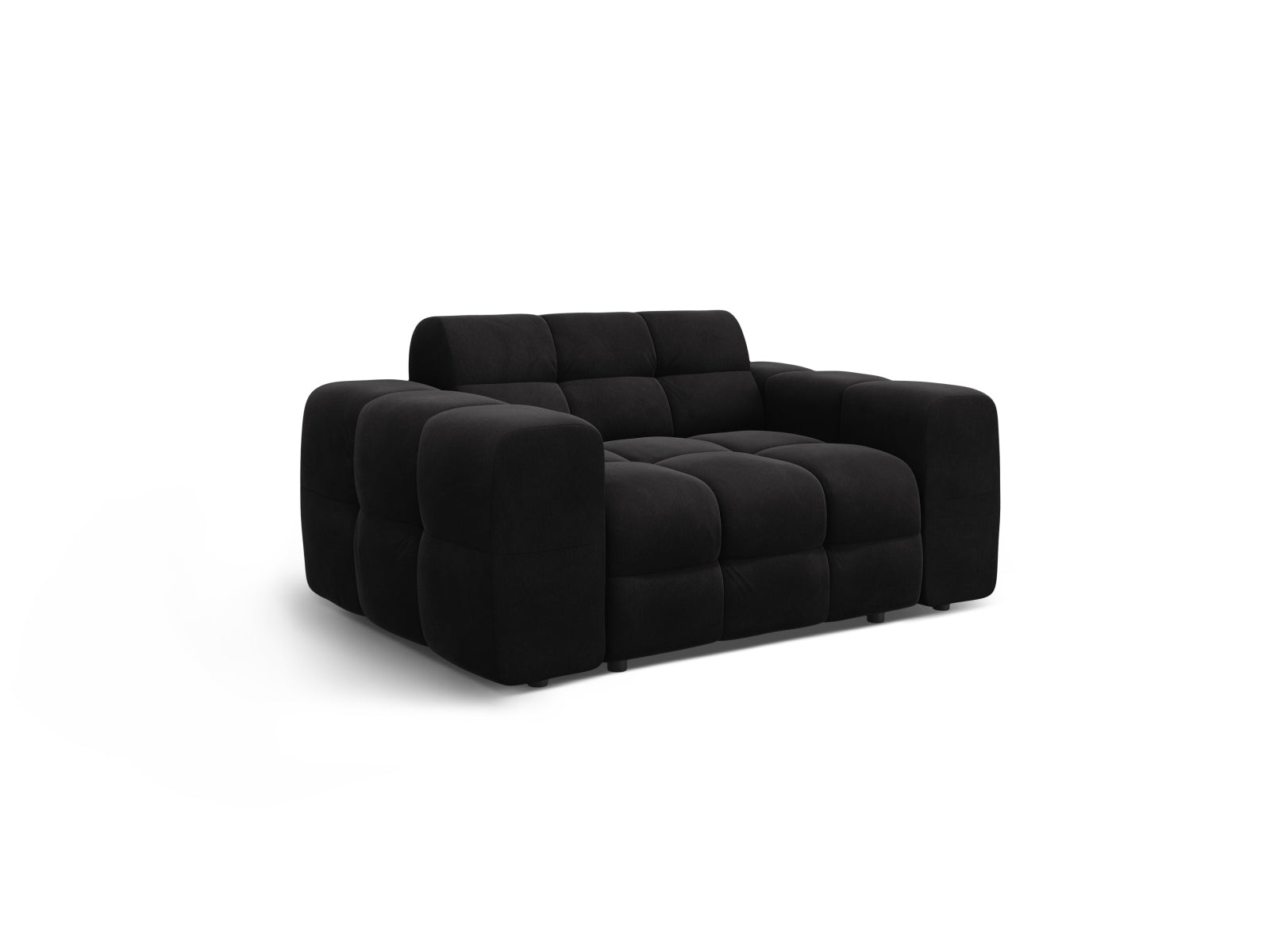 Erleben Sie das Kendal Velour Sofa 2 Sitzer von Micadoni – elegantes Design, luxuriöser Komfort und ideal für Ihr stilvolles Wohnambiente.