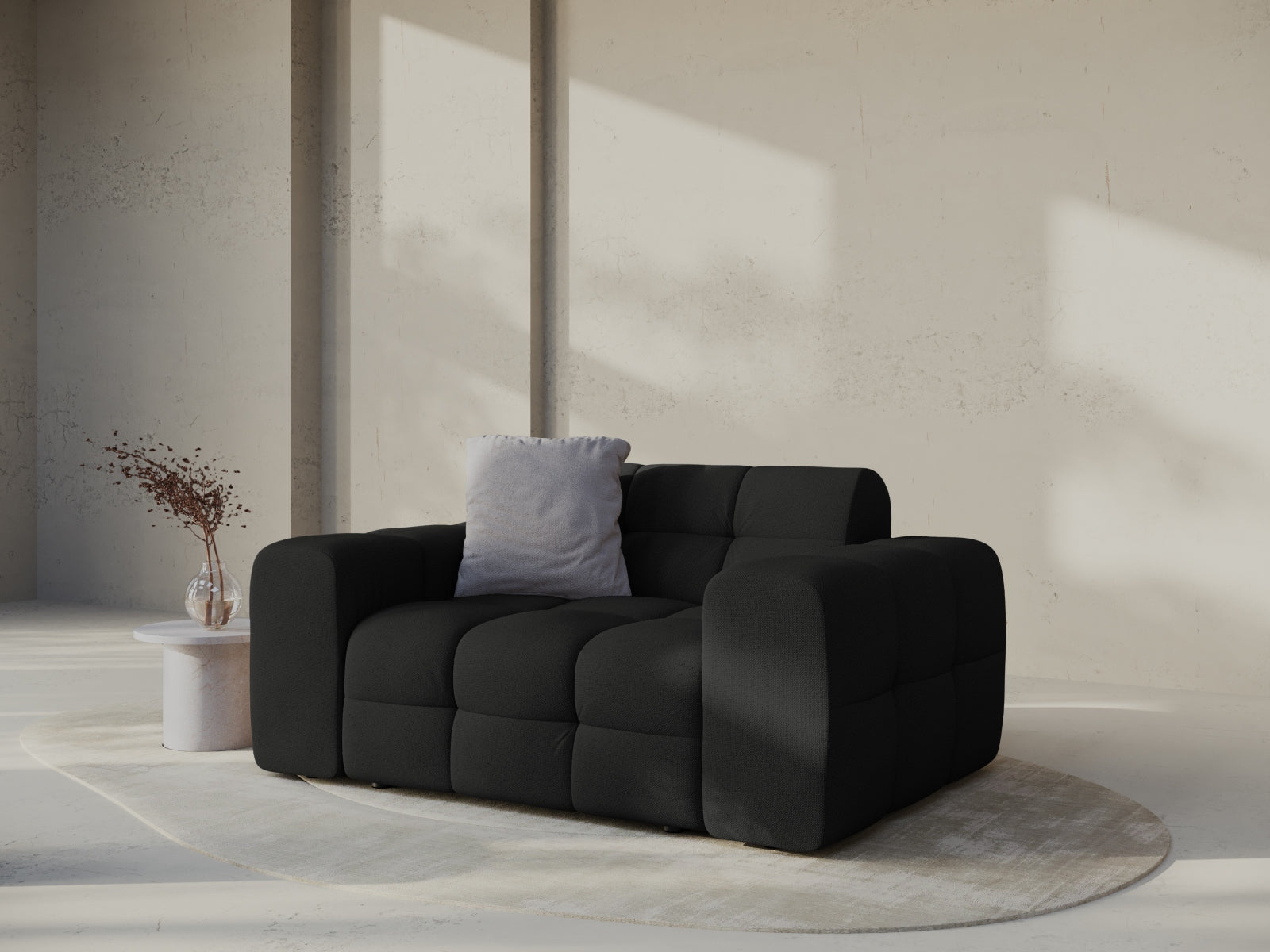 Erleben Sie das Kendal 2-Sitzer Sofa von Micadoni – elegantes Velours, optimaler Sitzkomfort und zeitgemässes Design für Ihr Wohnambiente.