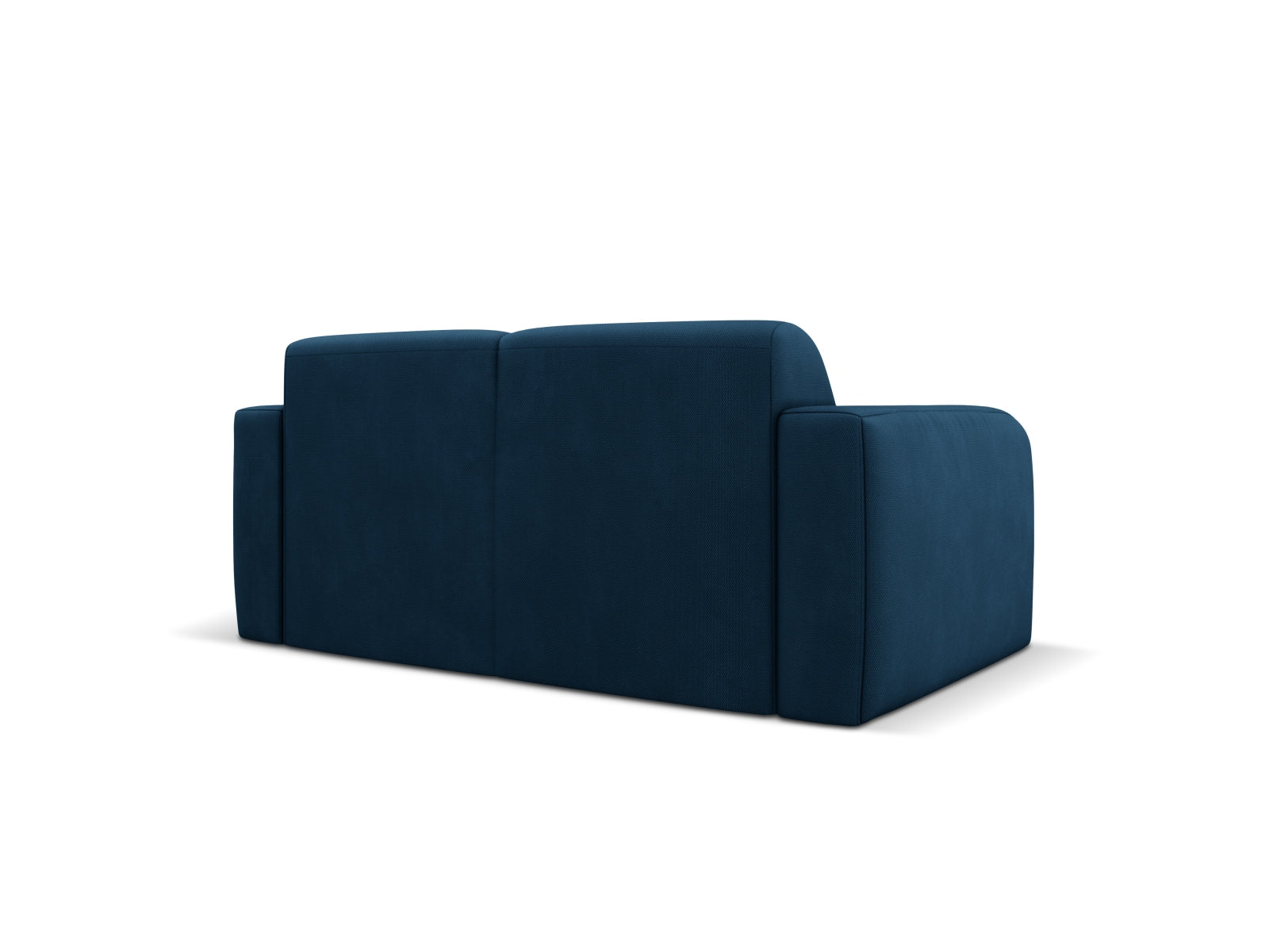Modernes 2-Sitzer Sofa Molino in tiefem Royalblau von Micadoni, perfekt für entspannte Stunden und stilvolle Einrichtung.