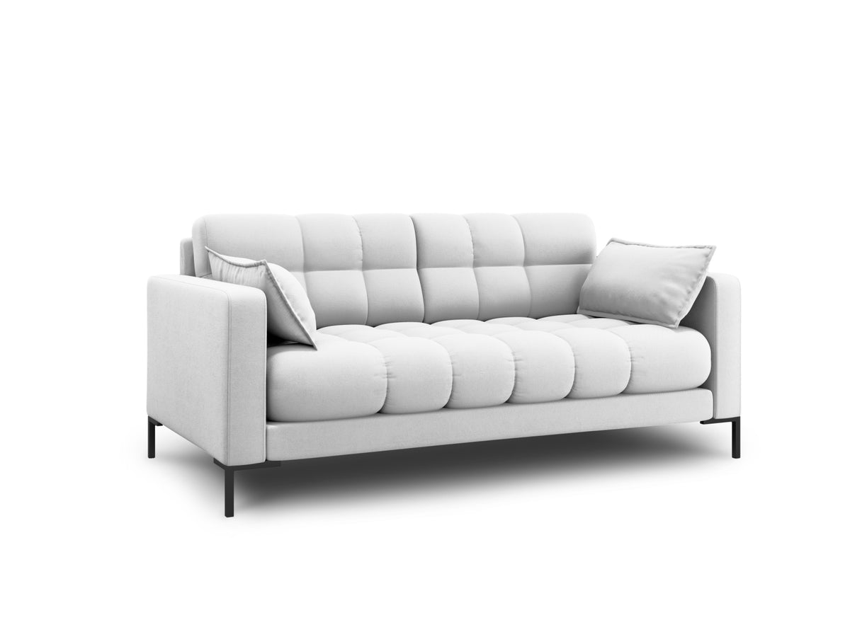 Mamaia Sofa 2 Sitzer in Light Grey/Schwarz-Neve präsentiert im Onlineshop von KAQTU Design AG. 2er Sofa ist von Micadoni