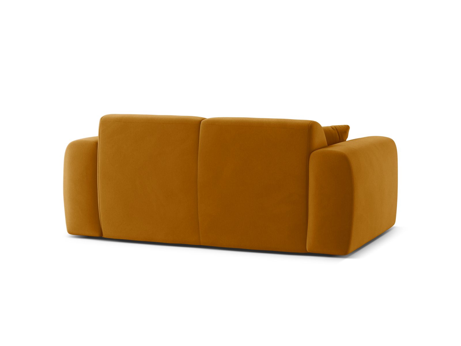 Stylisches 2-Sitzer Sofa Molino in leuchtendem Gelb, ideal für moderne Wohnräume, von Micadoni, erhältlich bei KAQTU Design AG.