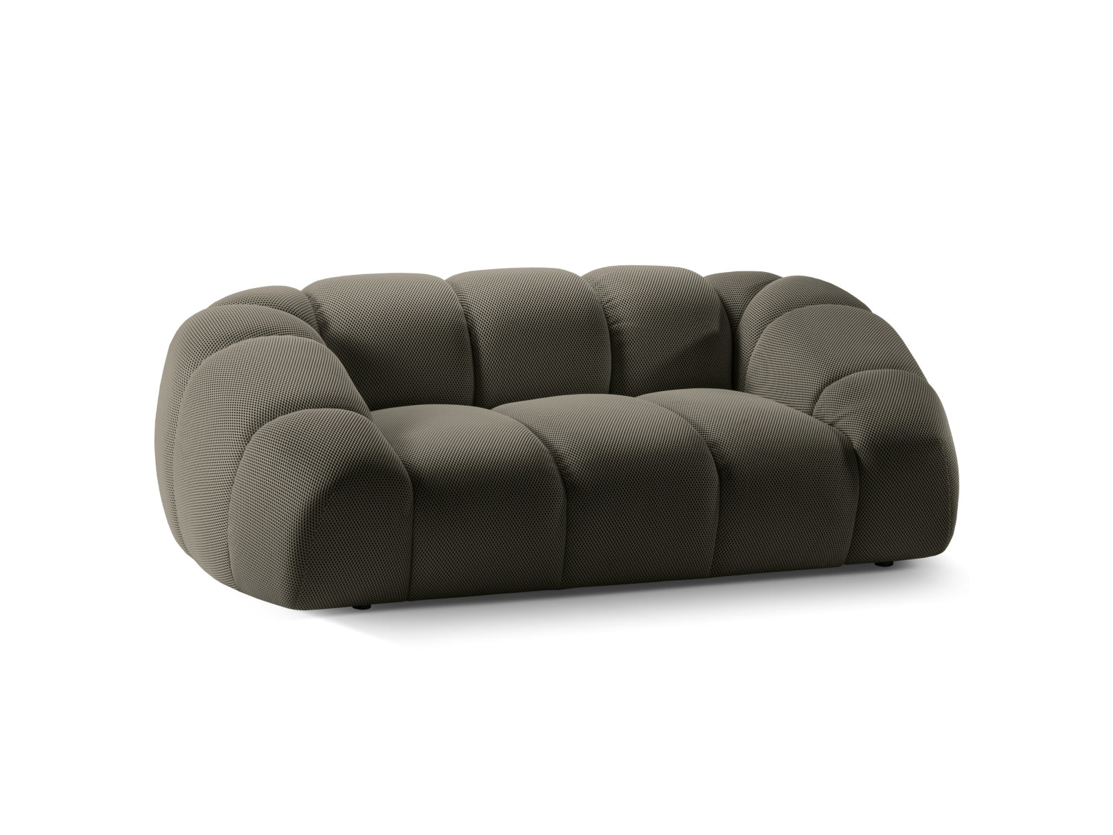 Modernes 2-Sitzer Sofa Diana von Micadoni in Steel-Sonic, perfekt für entspannte Stunden und stilvolle Einrichtung.