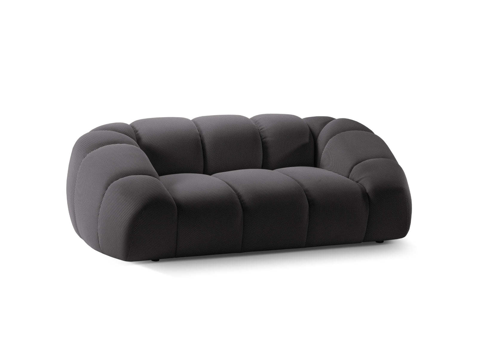 Modernes 2-Sitzer Sofa Diana in Espresso-Sonic, perfekt für stilvolle Wohnräume, bietet Komfort und Eleganz von Micadoni.