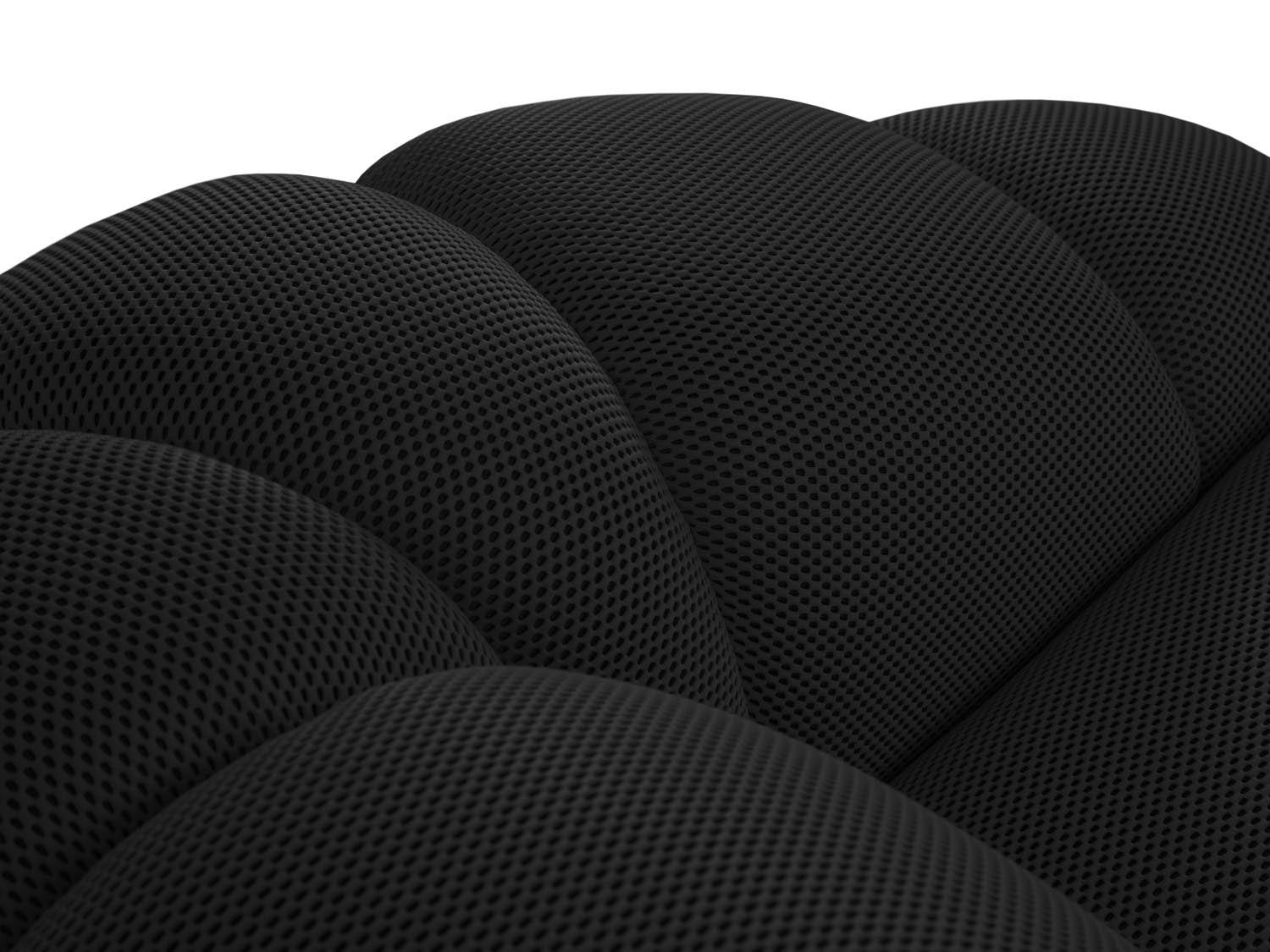 Elegantes 2-Sitzer Sofa Diana in zeitlosem Schwarz, ideal für moderne Wohnräume und gemütliche Abende, erhältlich bei Micadoni.