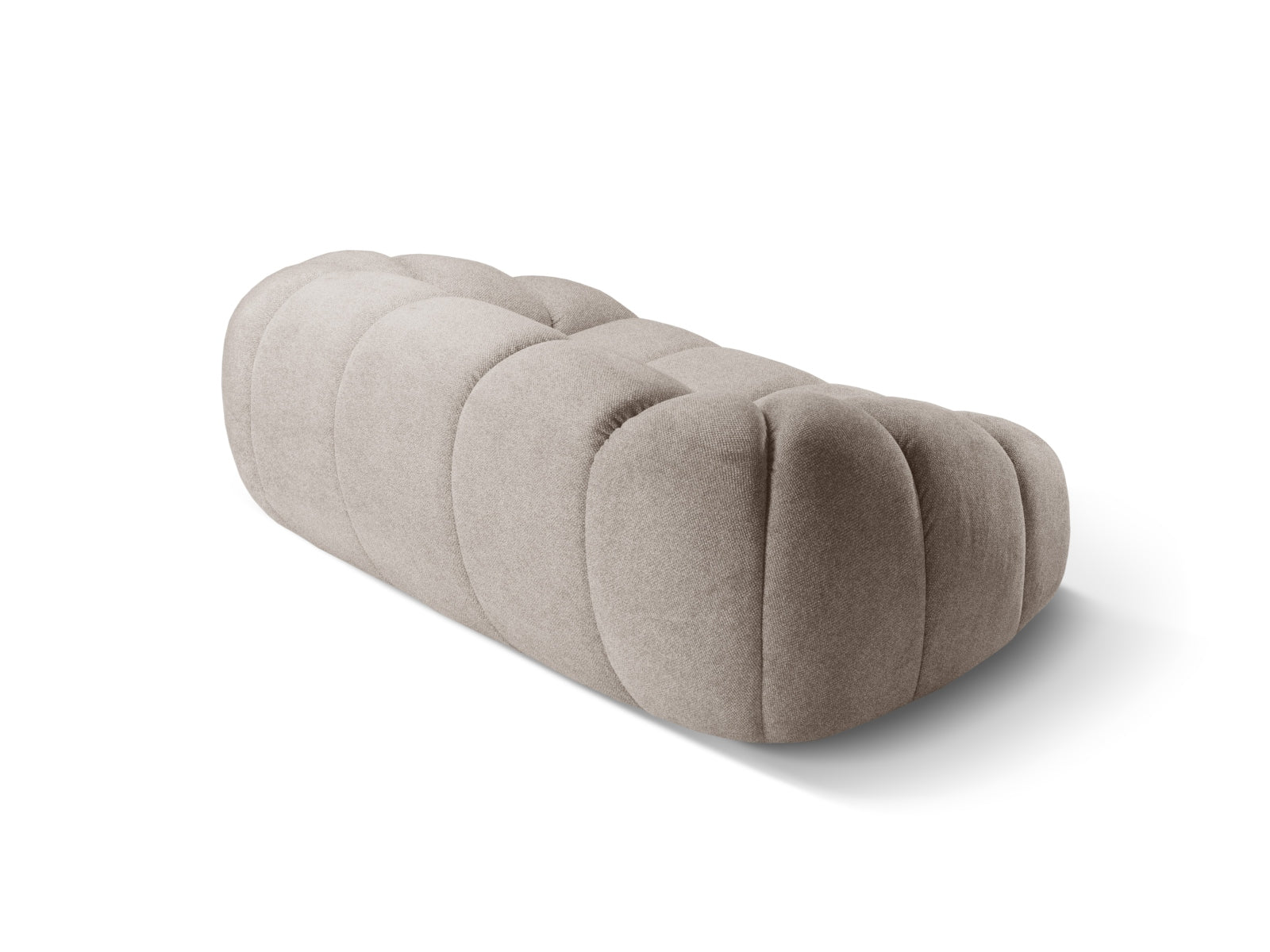 Stilvolles 2-Sitzer Sofa "Diana" in luxuriösem Dunkelbeige, perfekt für zeitgemäße Interiors und entspannende Momente.