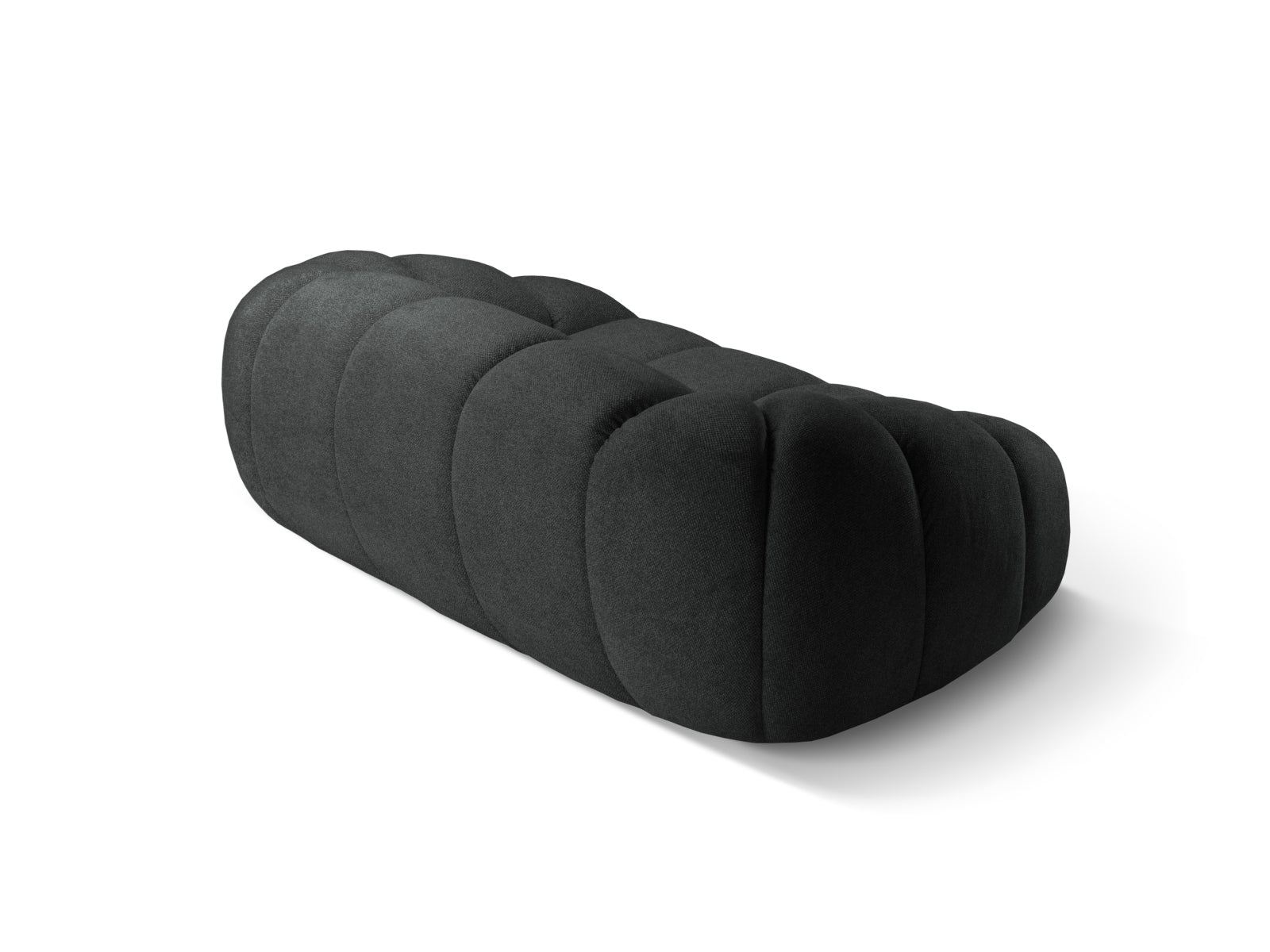 Modernes 2-Sitzer Sofa Diana in edlem Anthrazit von Micadoni, perfekt für stilvolle Wohnräume und gemütliche Abende.