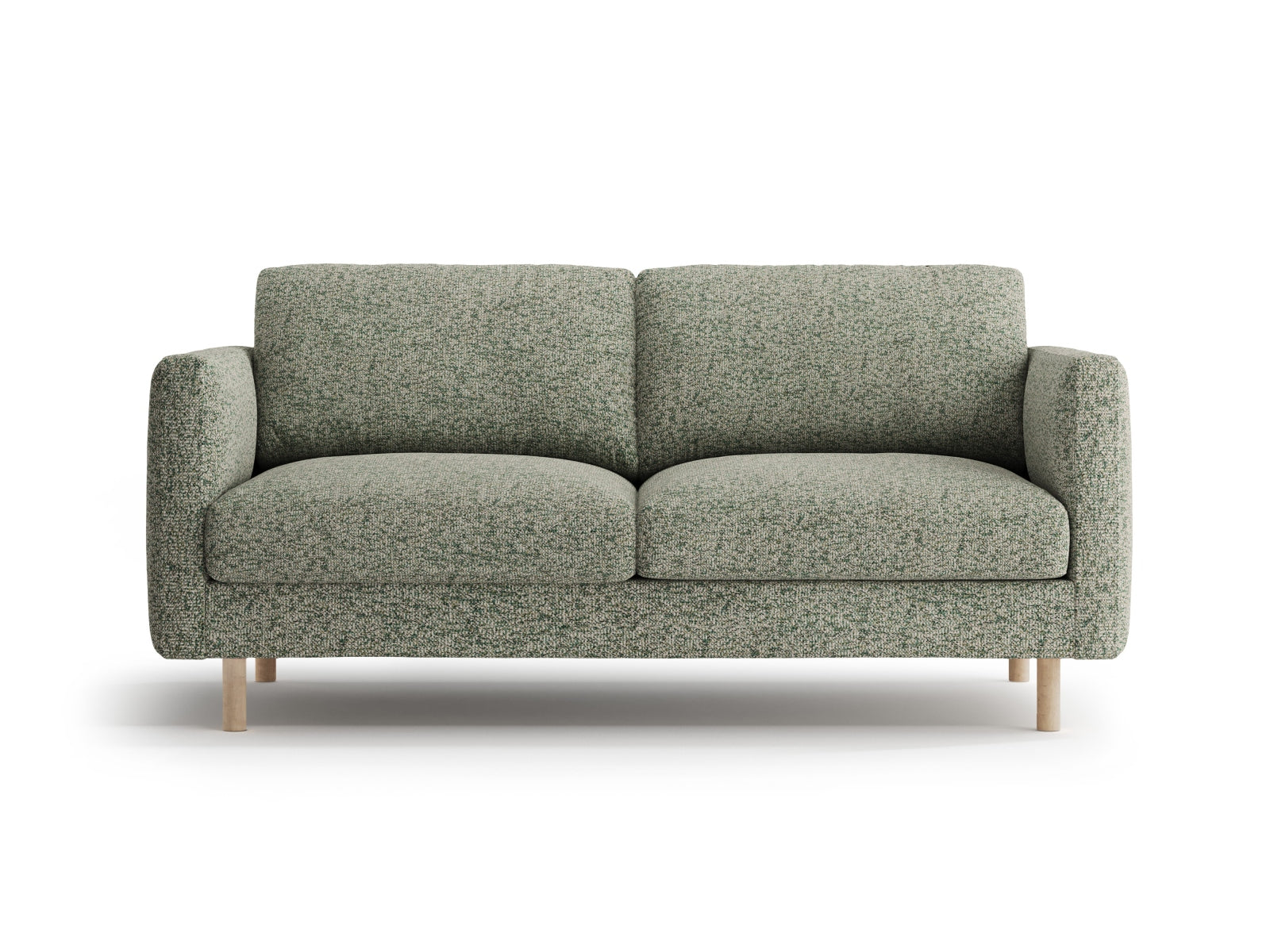 Eden Sofa 2 Sitzer in Moss Green Melange-Puente präsentiert im Onlineshop von KAQTU Design AG. 2er Sofa ist von Micadoni