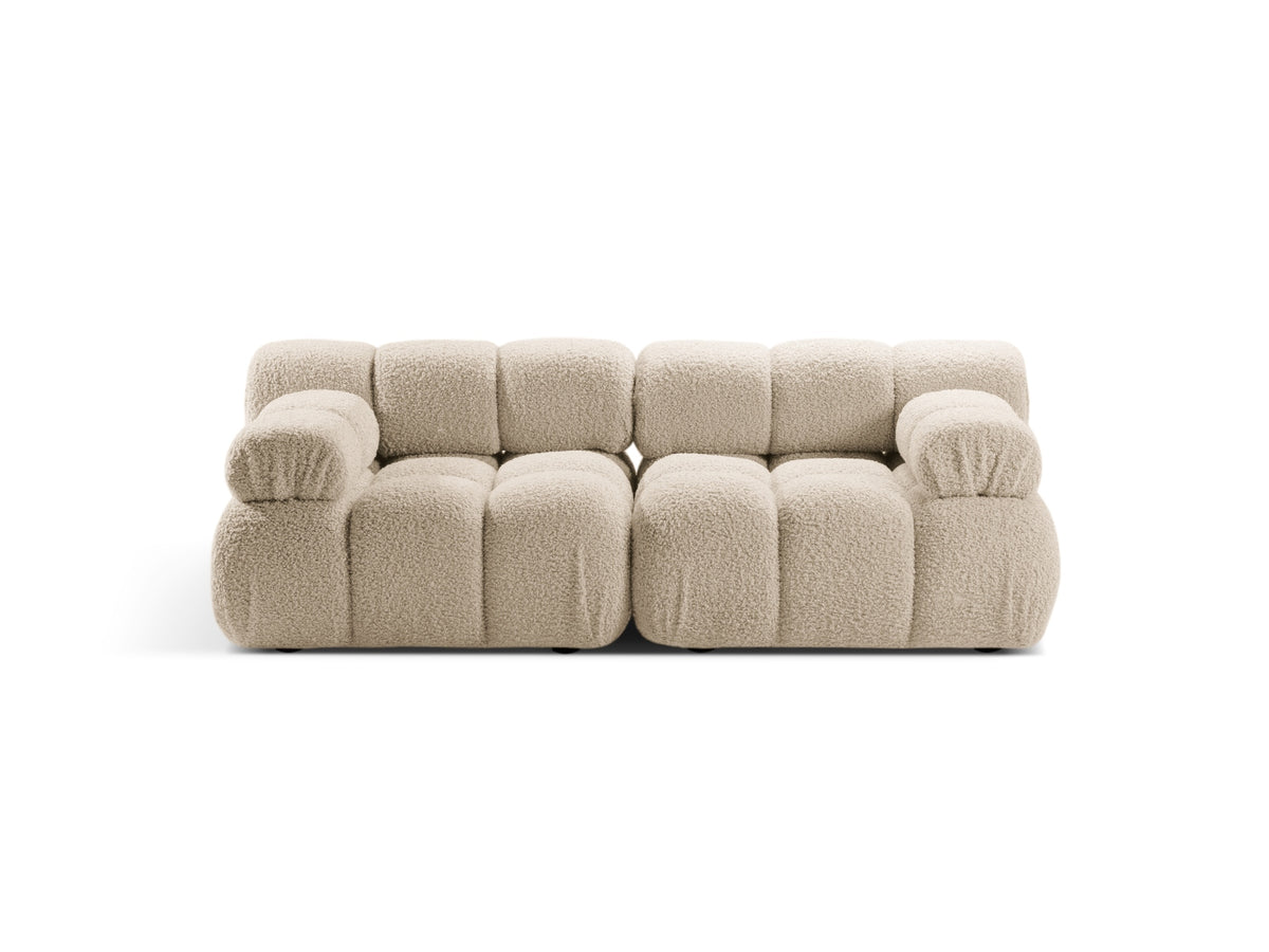 Bellis Boucle modulares Sofa 2 Sitzer 94cm in Light Beige-Rolf präsentiert im Onlineshop von KAQTU Design AG. 3er Sofa ist von Micadoni