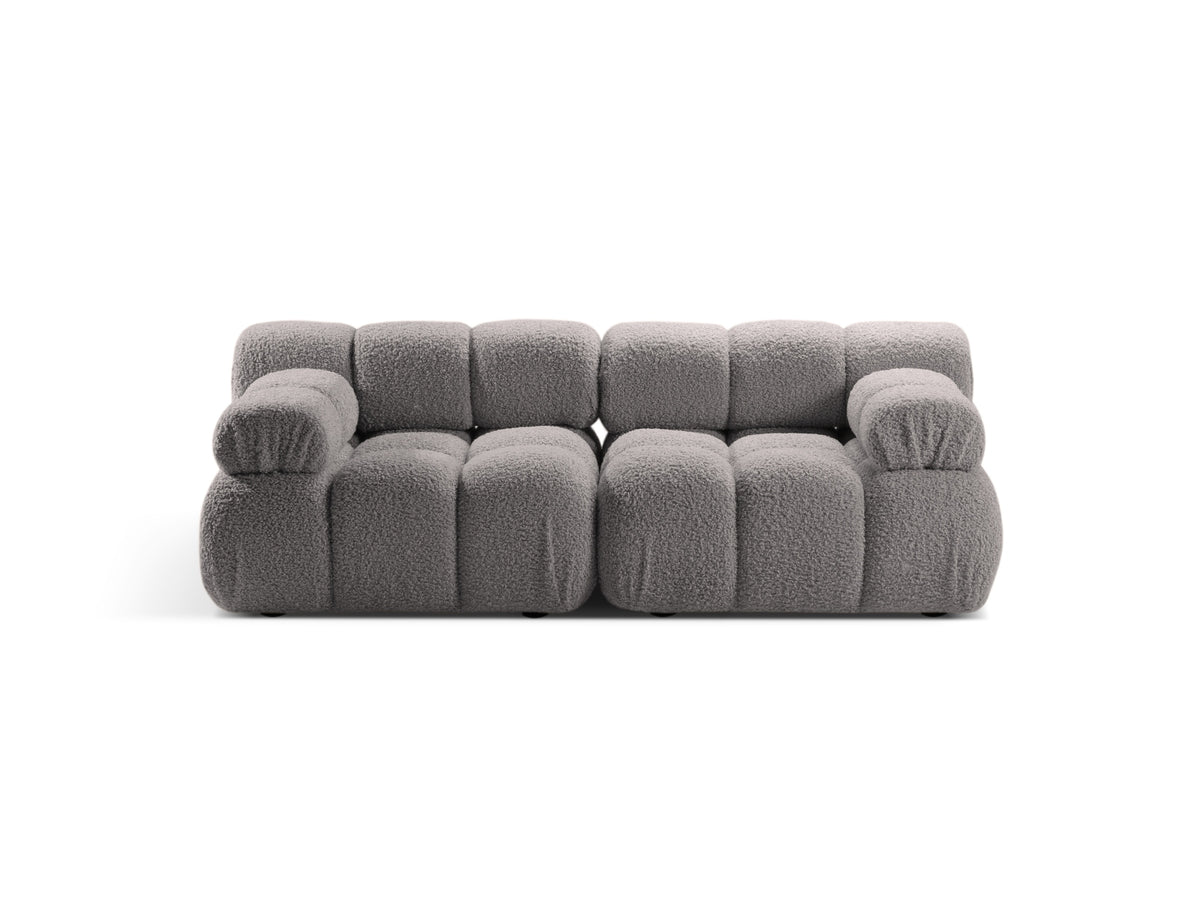 Bellis Boucle modulares Sofa 2 Sitzer 94cm in Light Grey-Rolf präsentiert im Onlineshop von KAQTU Design AG. 3er Sofa ist von Micadoni