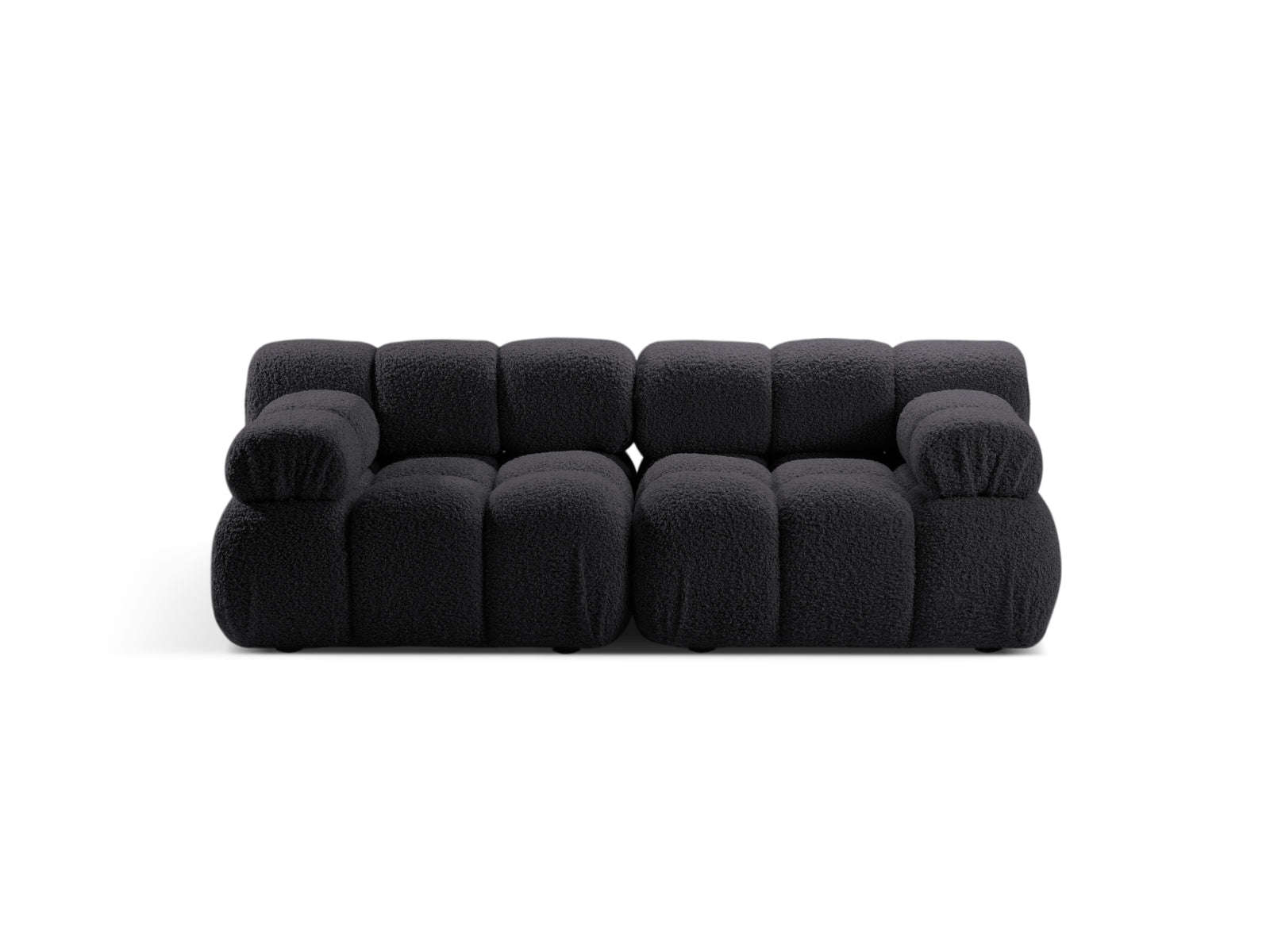 Bellis Boucle modulares Sofa 2 Sitzer 94cm in Graphite präsentiert im Onlineshop von KAQTU Design AG. 3er Sofa ist von Micadoni