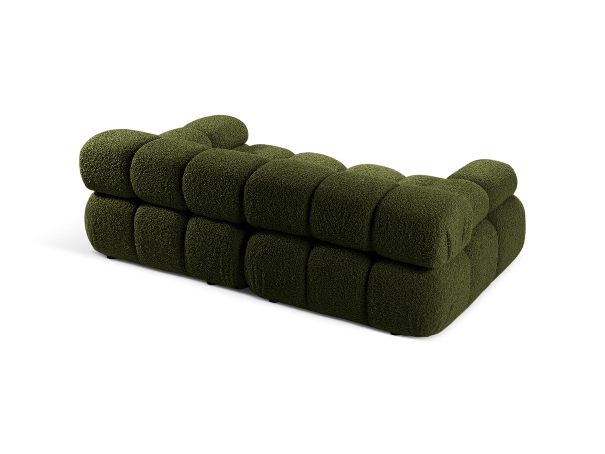 Bellis Boucle modulares Sofa 2 Sitzer 94cm in Green-Rolf präsentiert im Onlineshop von KAQTU Design AG. 3er Sofa ist von Micadoni