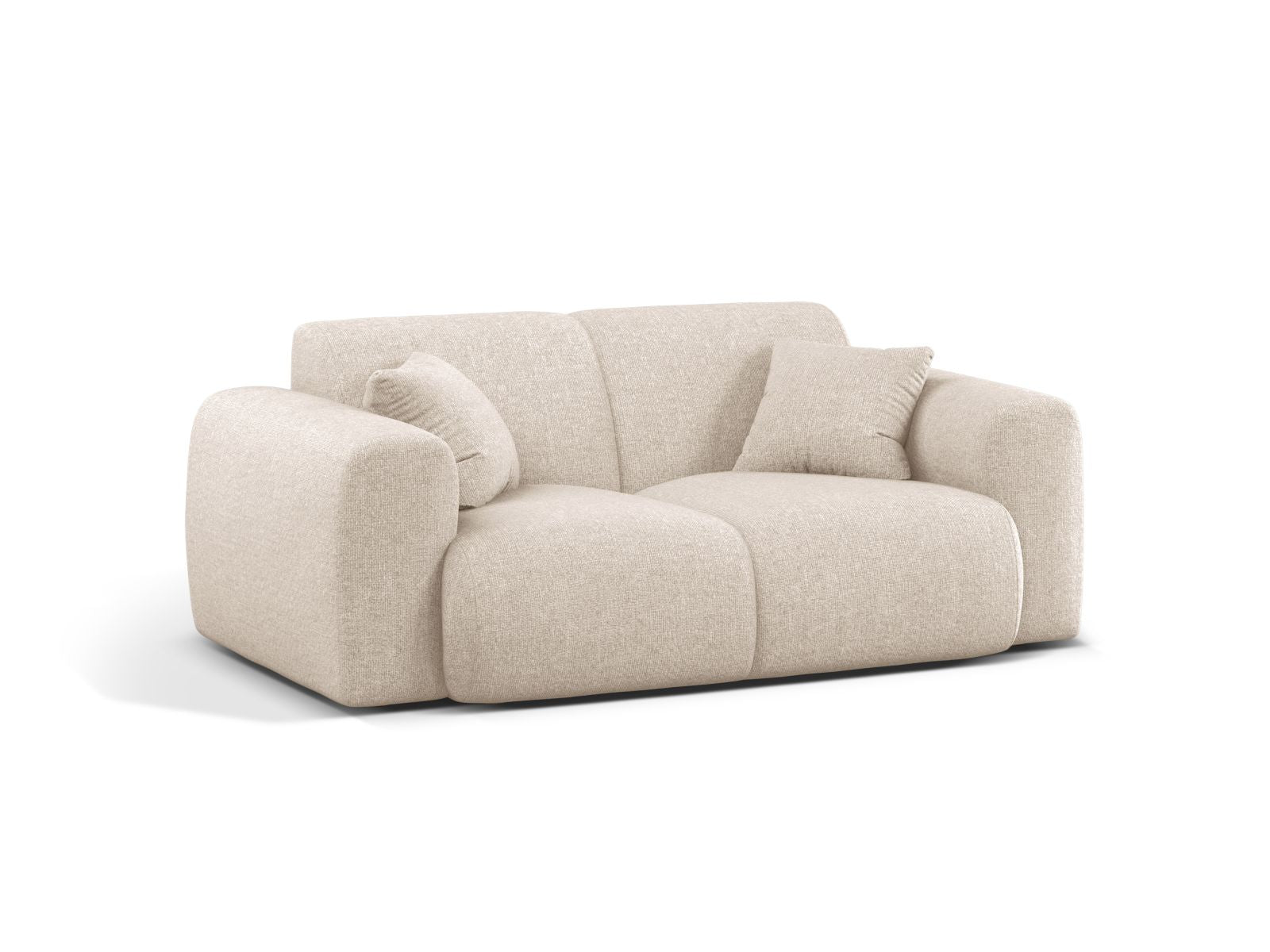 Elegantes 2-Sitzer Sofa Molino in hellem Beige, ideal für stilvolle Wohnräume. Hochwertige Verarbeitung von Micadoni.