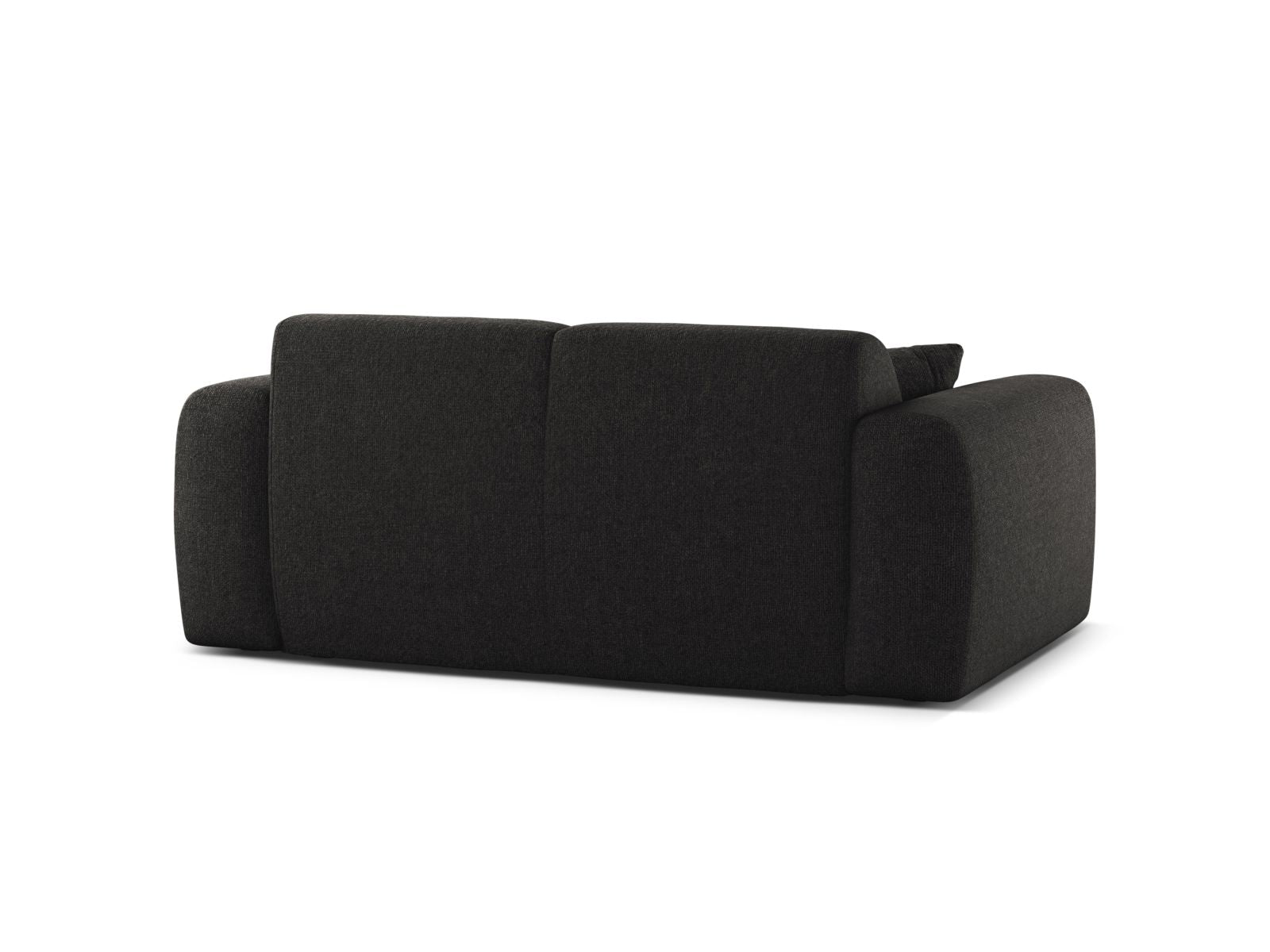 Elegantes 2-Sitzer Sofa Molino in klassischem Anthrazit, ideal für gemütliche Abende und geschmackvolle Wohnräume.