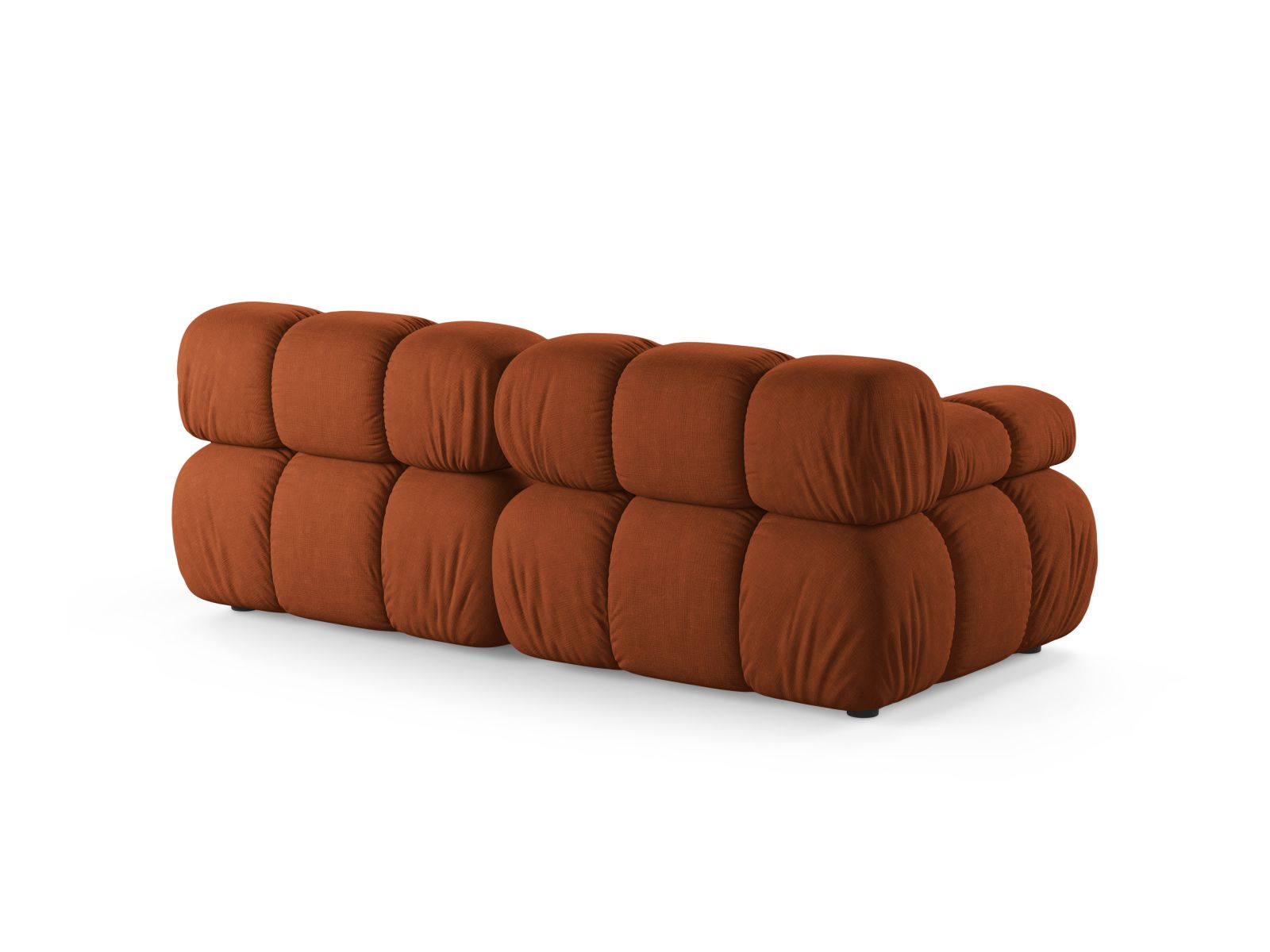 Stylisches 2-Sitzer Sofa Bellis von Micadoni in elegantem Brick-Liberty, ideal für gemütliche Abende und modernes Wohndesign.