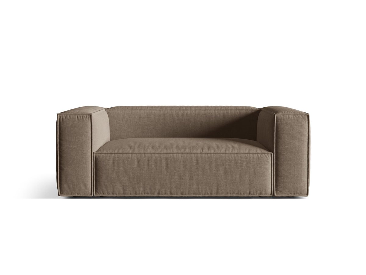 2-Sitzer Sofa Nuria in Cappuccino-Liberty präsentiert im Onlineshop von KAQTU Design AG. 2er Sofa ist von Micadoni