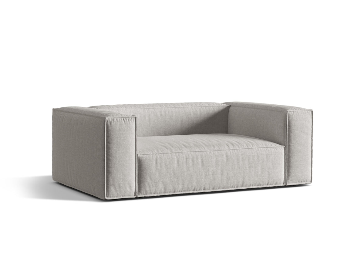 2-Sitzer Sofa Nuria in Light Grey-Liberty präsentiert im Onlineshop von KAQTU Design AG. 2er Sofa ist von Micadoni