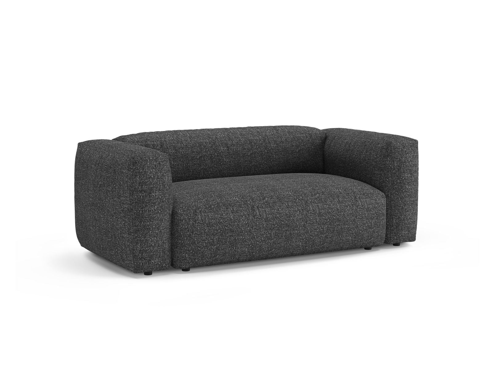 Elegantes 2-Sitzer Sofa Martina in stilvollem Anthrazit, ideal für moderne Wohnräume. Hochwertige Verarbeitung von Micadoni.