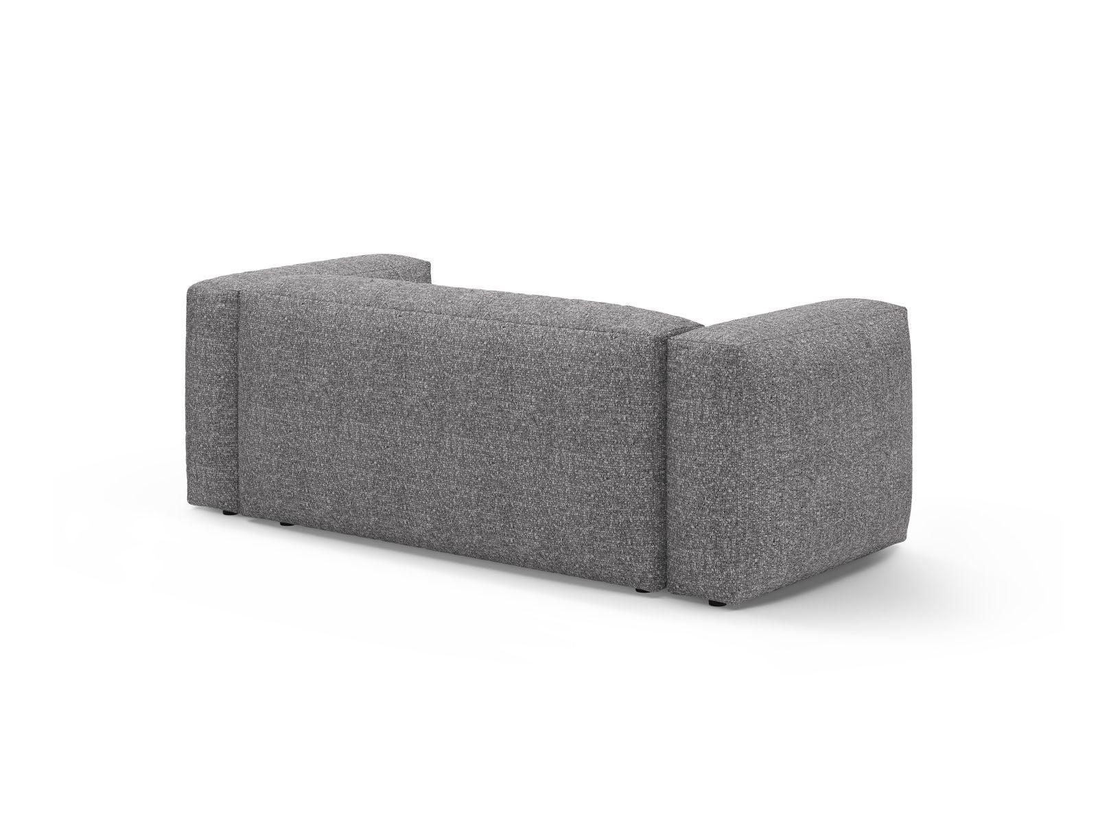 Elegantes 2-Sitzer Sofa Martina in zeitlosem Graphit, ideal für komfortable und stilvolle Wohnräume.
