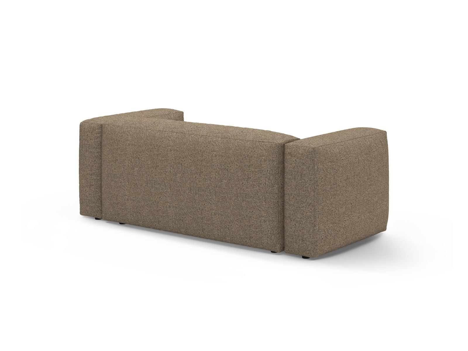 Elegantes 2-Sitzer Sofa Martina in sanftem Cappuccino, ideal für moderne Wohnräume und gemütliche Stunden mit Freunden.