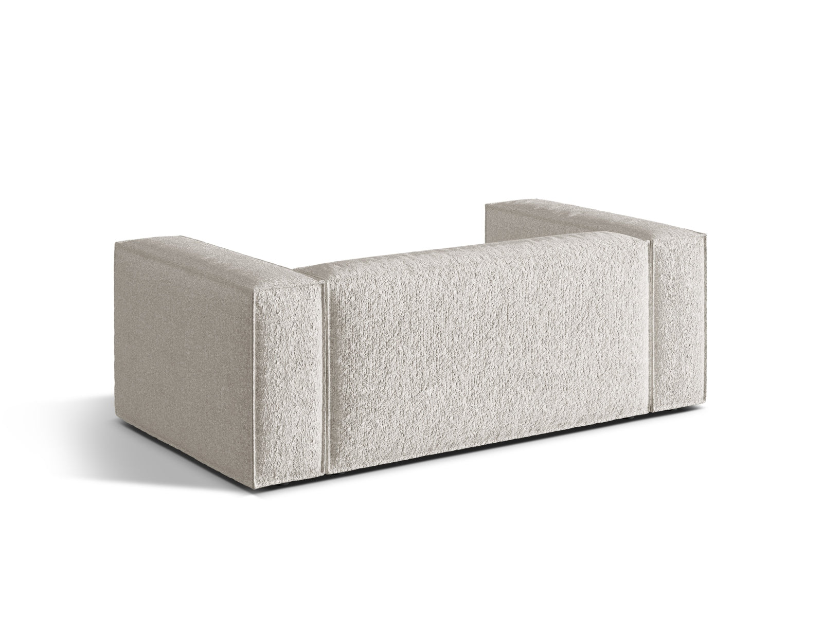 Nuria Sofa 2 Sitzer in Grey Beige Melange-Monet präsentiert im Onlineshop von KAQTU Design AG. Sofa ist von Micadoni