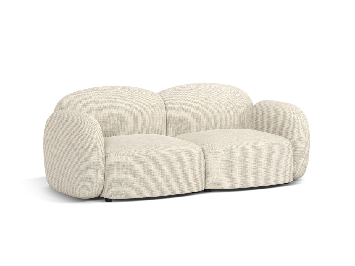 2-Sitzer Sofa Blair in Light Beige-Baltimore präsentiert im Onlineshop von KAQTU Design AG. 2er Sofa ist von Micadoni