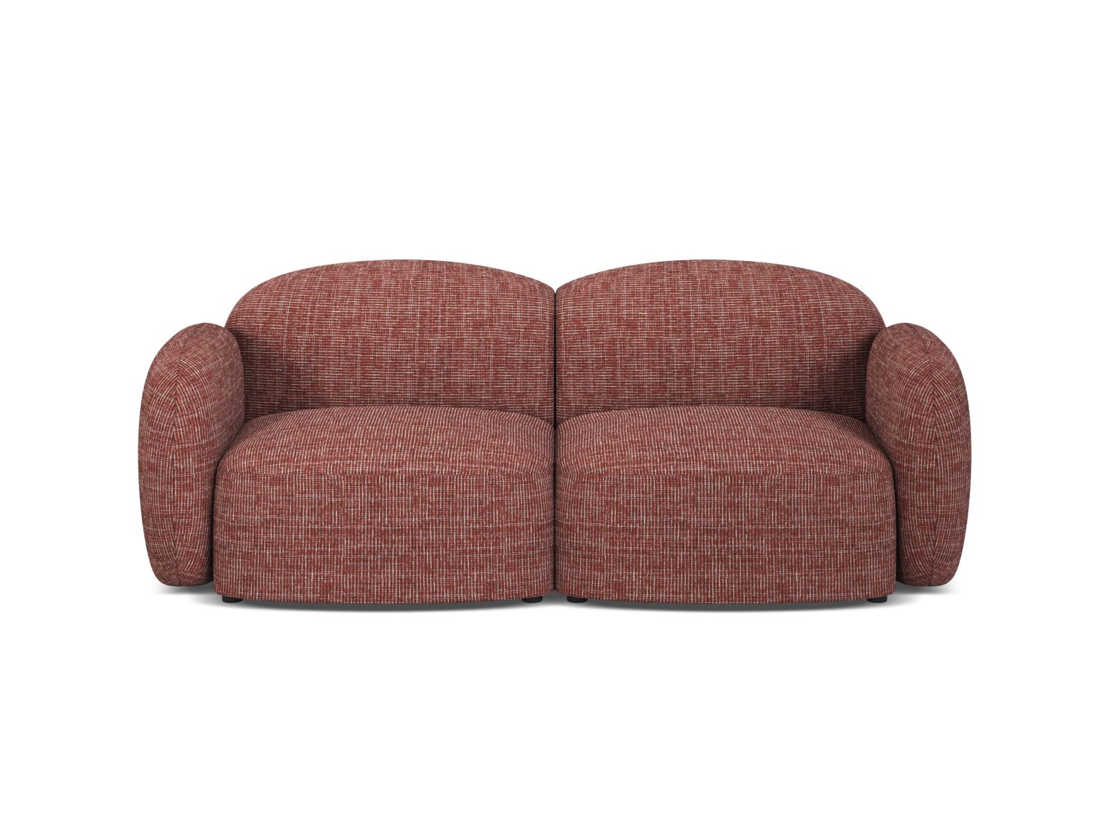 2-Sitzer Sofa Blair in Red-Baltimore präsentiert im Onlineshop von KAQTU Design AG. 2er Sofa ist von Micadoni
