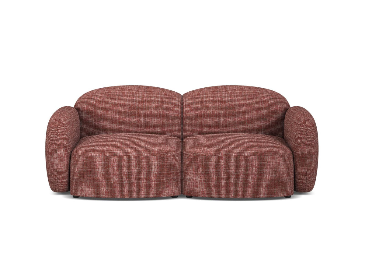 2-Sitzer Sofa Blair in Red-Baltimore präsentiert im Onlineshop von KAQTU Design AG. 2er Sofa ist von Micadoni