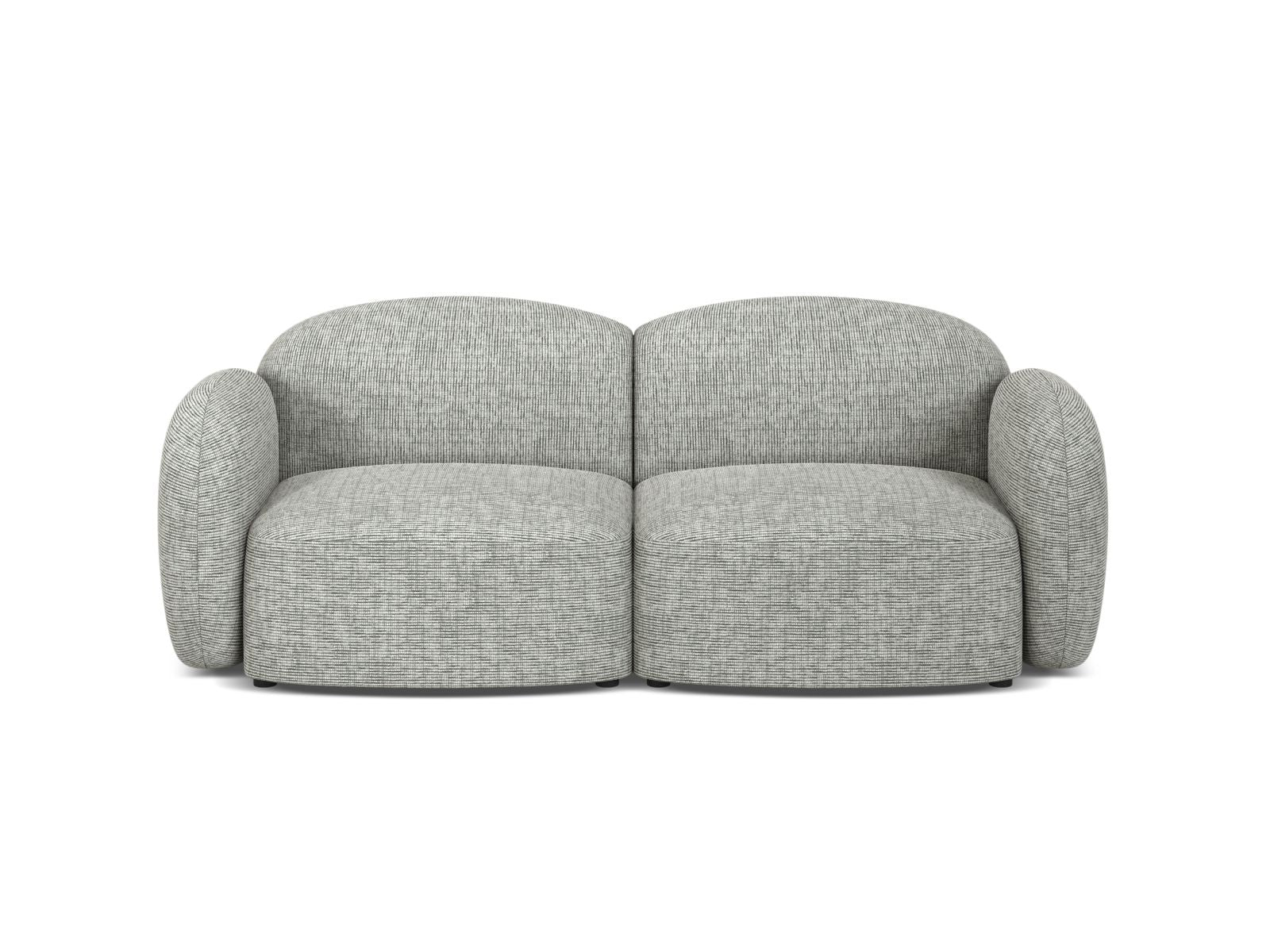 2-Sitzer Sofa Blair in Warm grey-Baltimore präsentiert im Onlineshop von KAQTU Design AG. 2er Sofa ist von Micadoni
