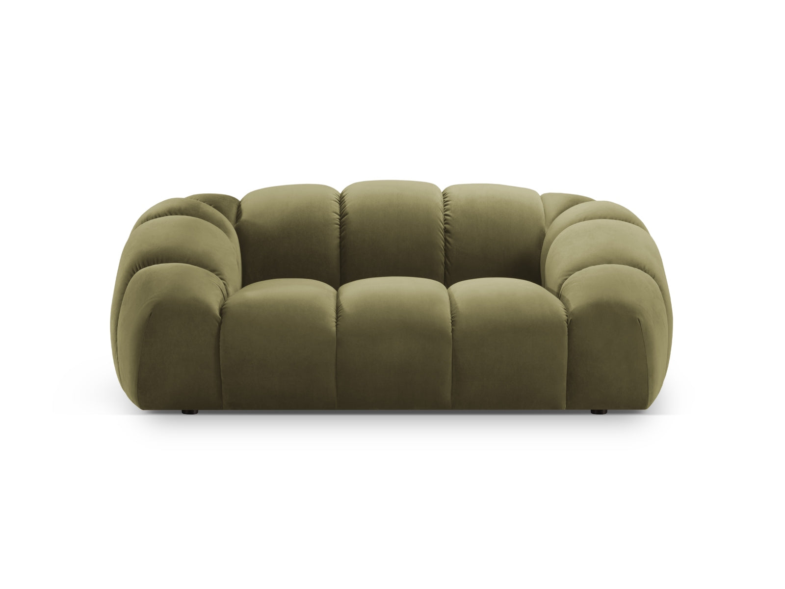 Diana Velour Sofa 2 Sitzer in Green präsentiert im Onlineshop von KAQTU Design AG. 2er Sofa ist von Micadoni
