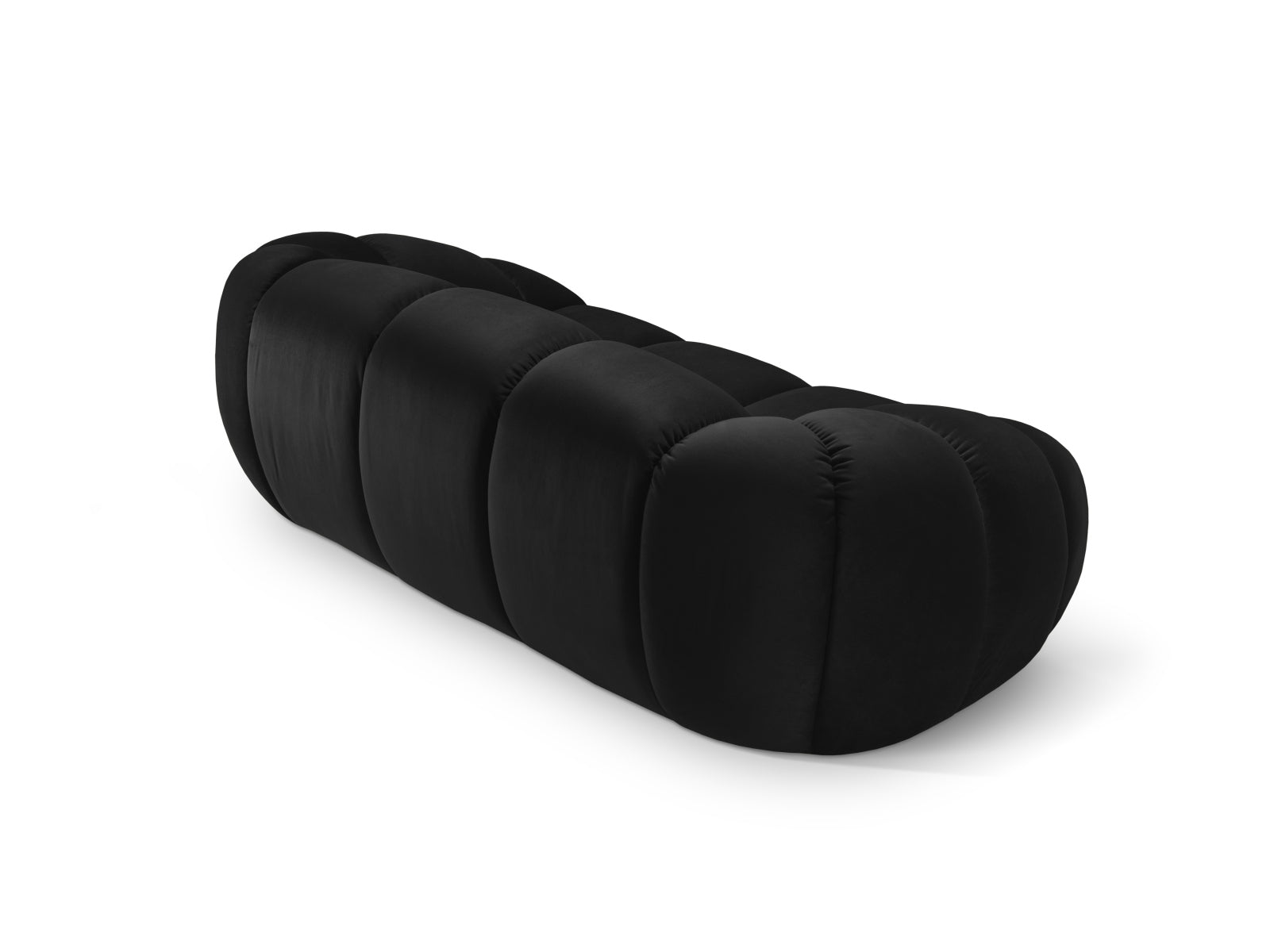 Schickes 2-Sitzer Sofa im luxuriösen Veloursstoff, perfekt für moderne Wohnzimmer und entspannte Stunden. Von Micadoni.