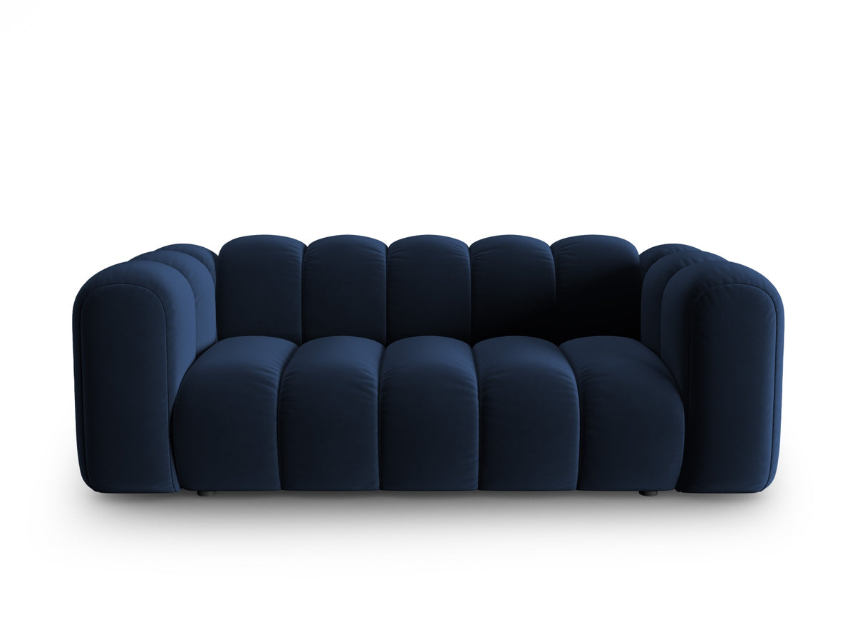 Lupine Velour Sofa 2 Sitzer in Royal Blue-Salvador präsentiert im Onlineshop von KAQTU Design AG. 2er Sofa ist von Micadoni
