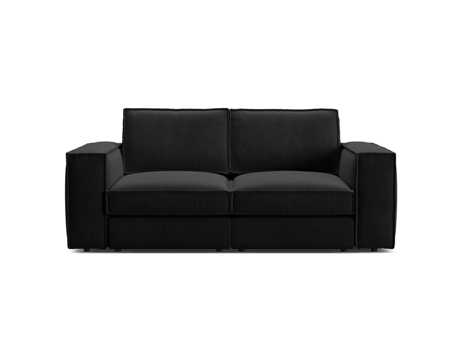 2-Sitzer Modular Sofa Pola in Black-Salvador präsentiert im Onlineshop von KAQTU Design AG. 2er Sofa ist von Micadoni