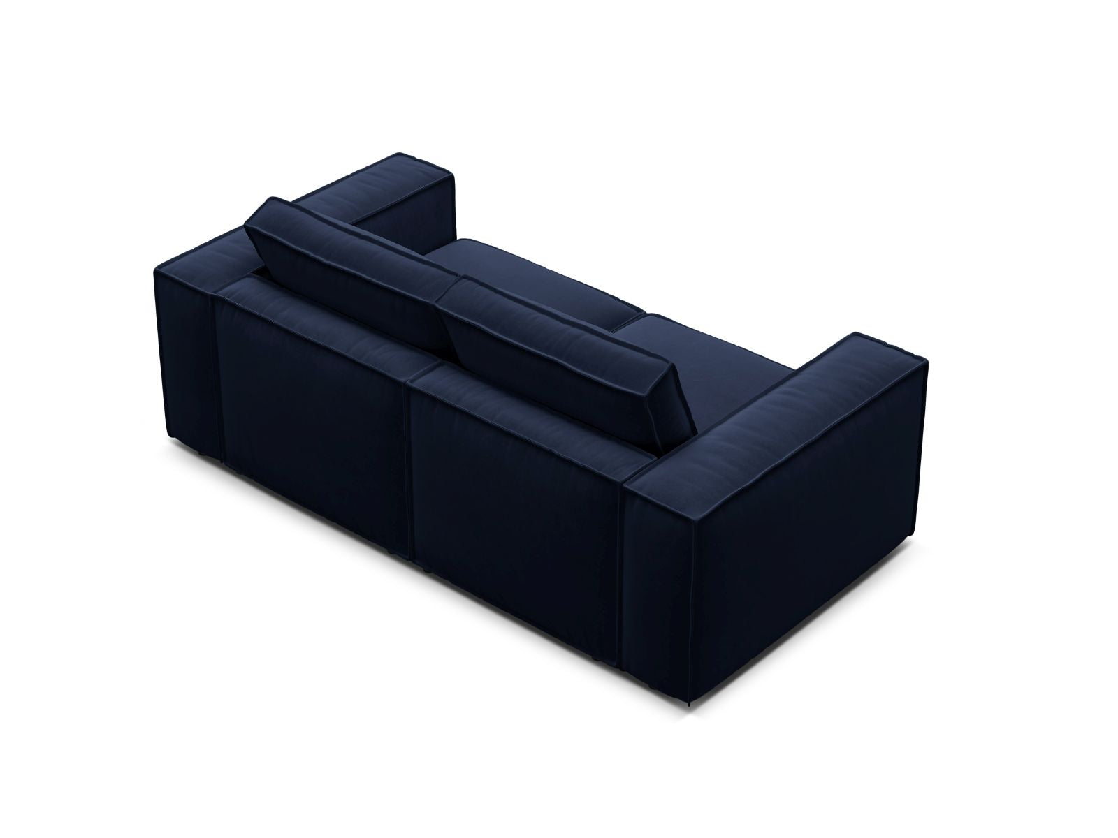 Elegantes 2-Sitzer Sofa Pola in Royal Blue von Micadoni, ideal für stilvolle Wohnräume und modernes Design.