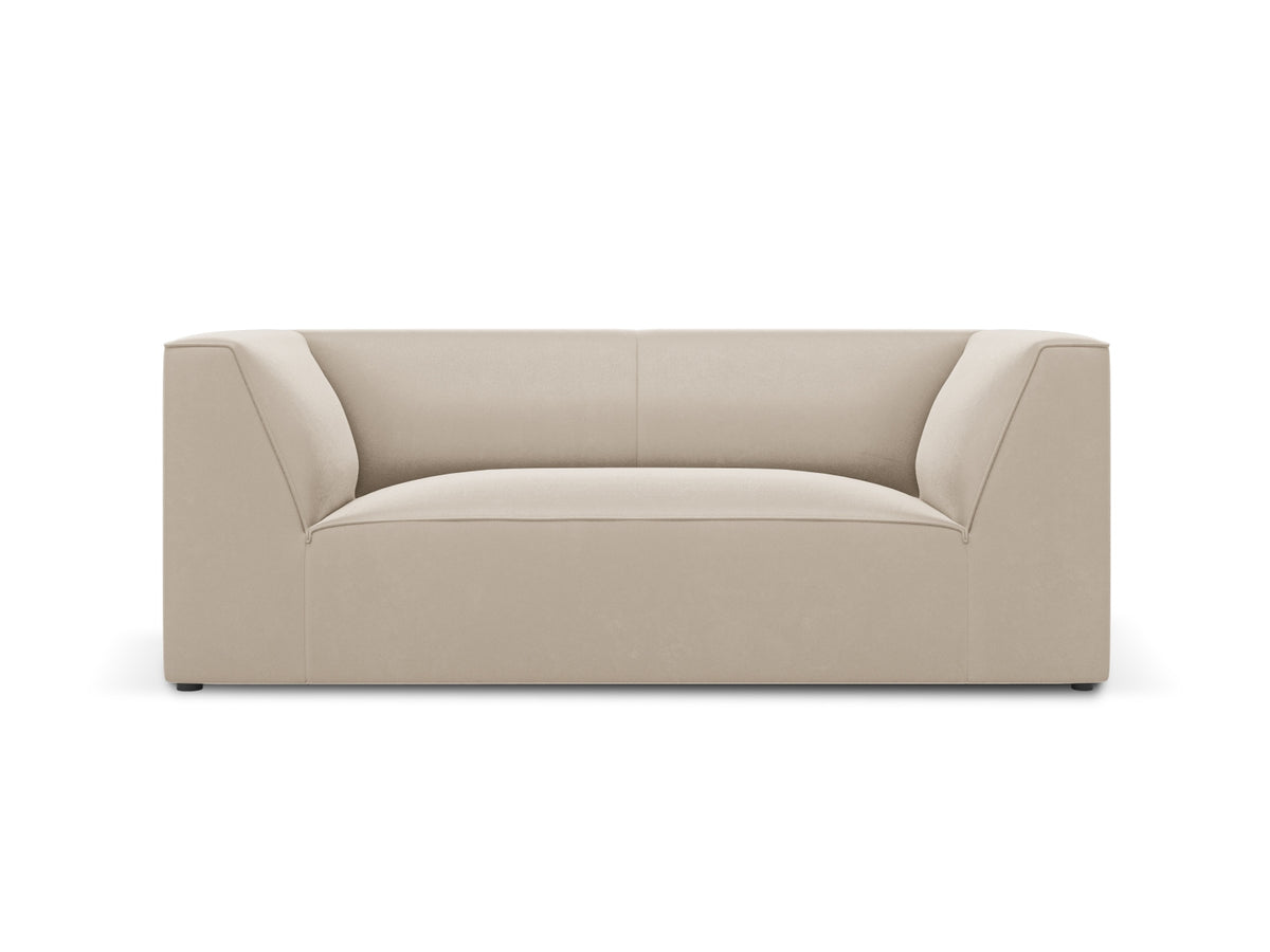 Ruby Velour Sofa 2 Sitzer in Beige-Salvador präsentiert im Onlineshop von KAQTU Design AG. 2er Sofa ist von Micadoni