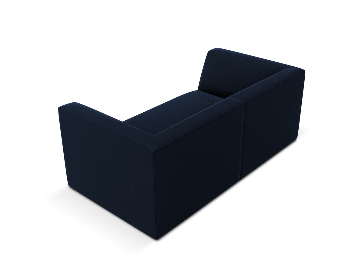 Ruby Velour Sofa 2 Sitzer in Royal Blue-Salvador präsentiert im Onlineshop von KAQTU Design AG. 2er Sofa ist von Micadoni