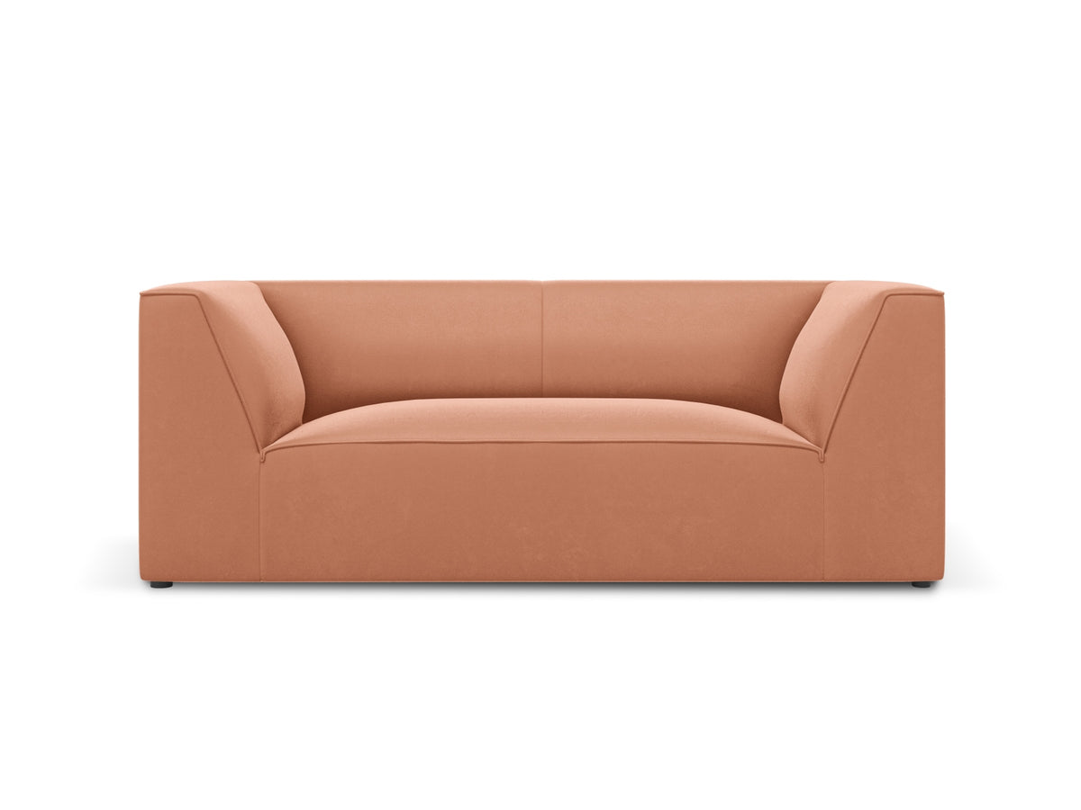 Ruby Velour Sofa 2 Sitzer in Pink-Salvador präsentiert im Onlineshop von KAQTU Design AG. 2er Sofa ist von Micadoni